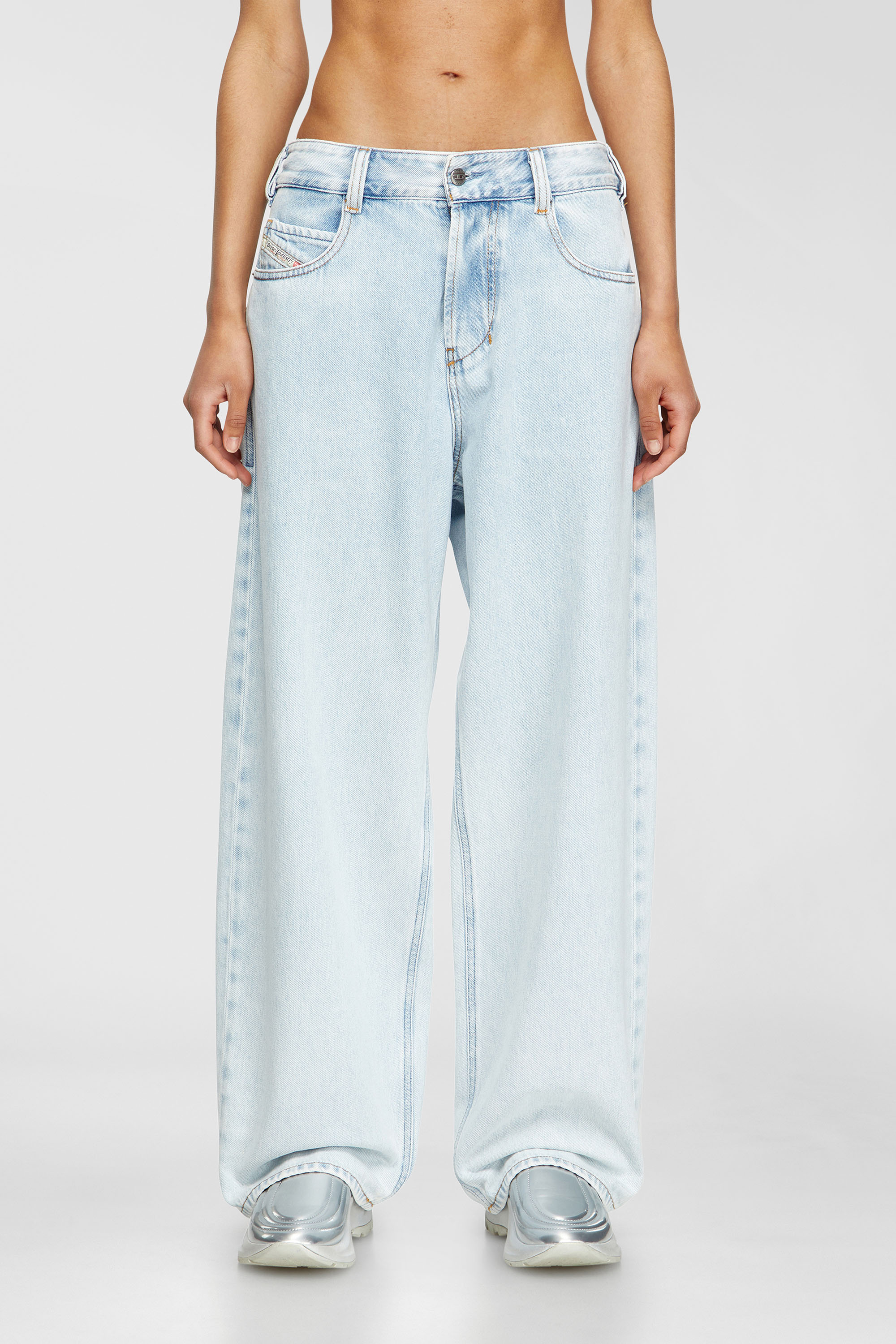 Diesel - Unisex's Relaxed Jeans 1997 D-Enim-M 09M74, Light Blue - 4