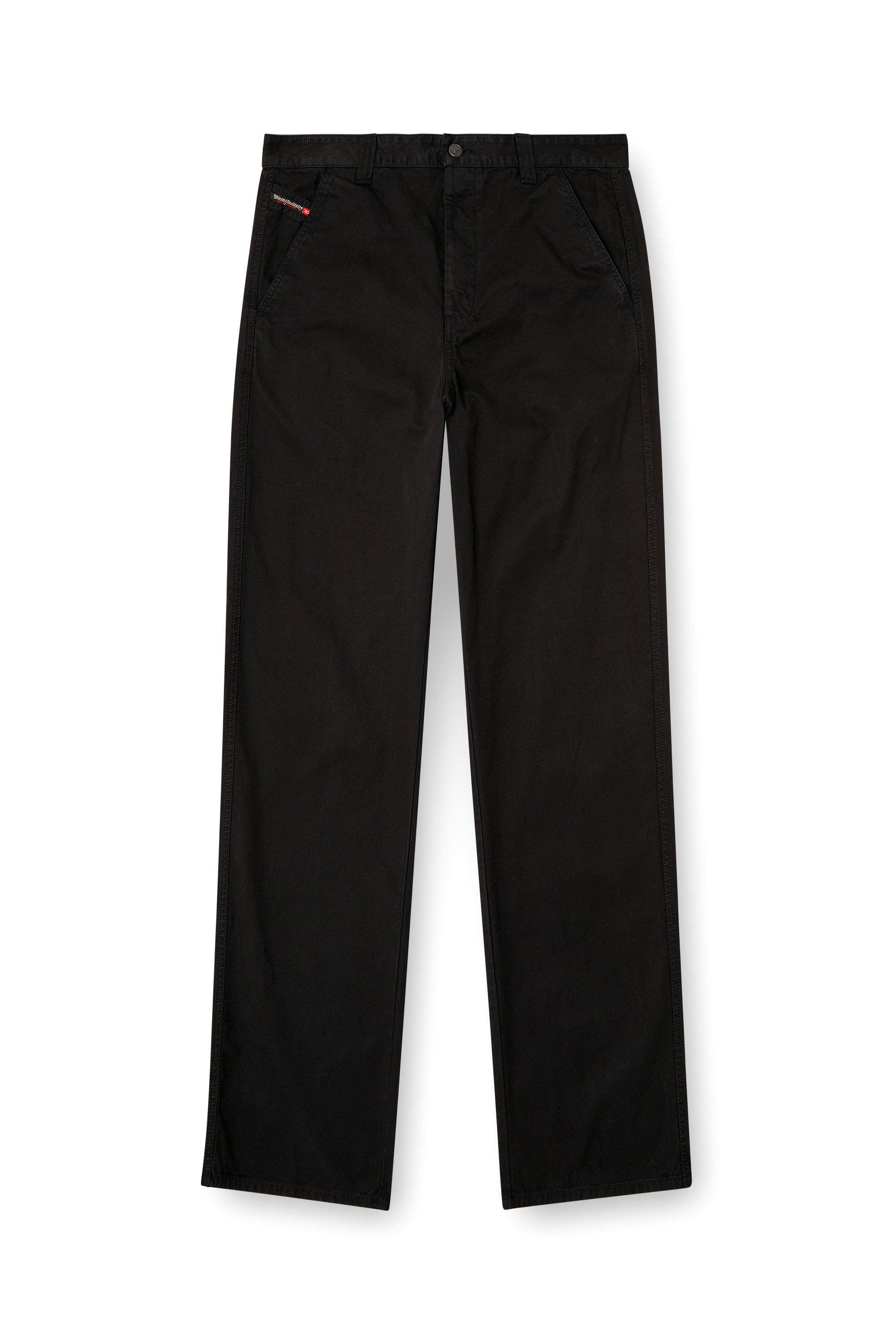 Diesel - P-HANT-CHINO, Man's Chino pants in Black - 3