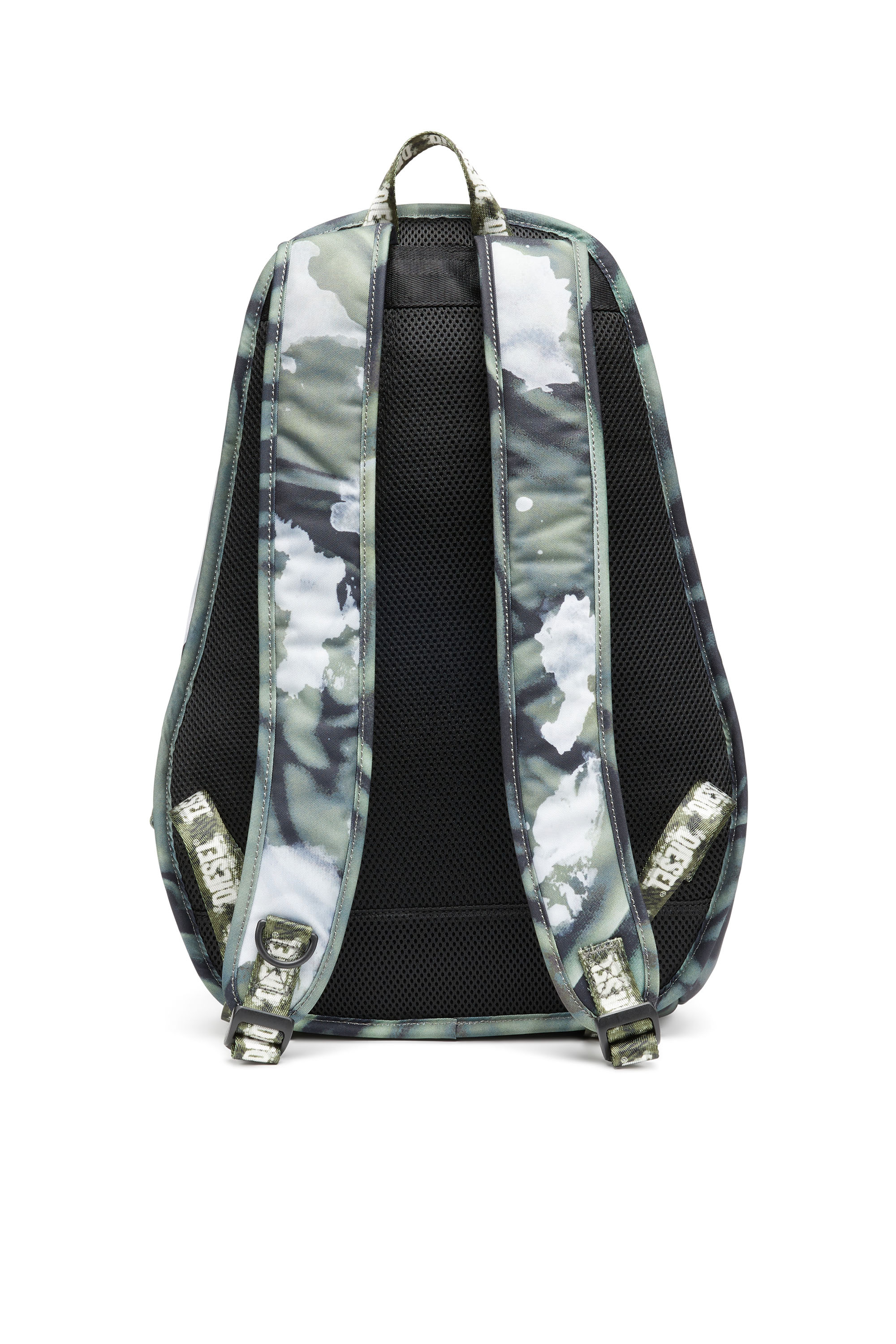 Diesel - RAVE BACKPACK X, Unisex Rave-Backpack with wet-effect camo print in Multicolor - Image 2