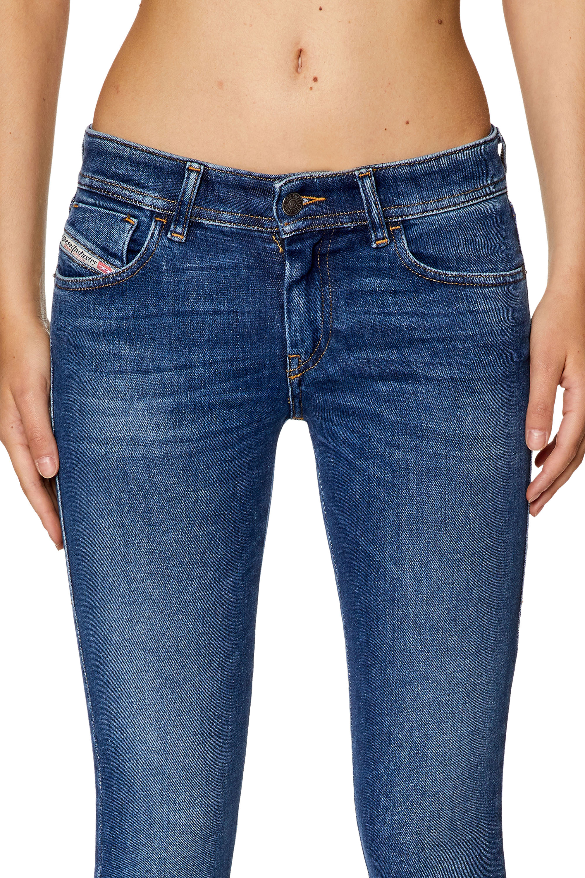 Diesel - Super skinny Jeans 2018 Slandy-Low 09F86, Medium blue - Image 3