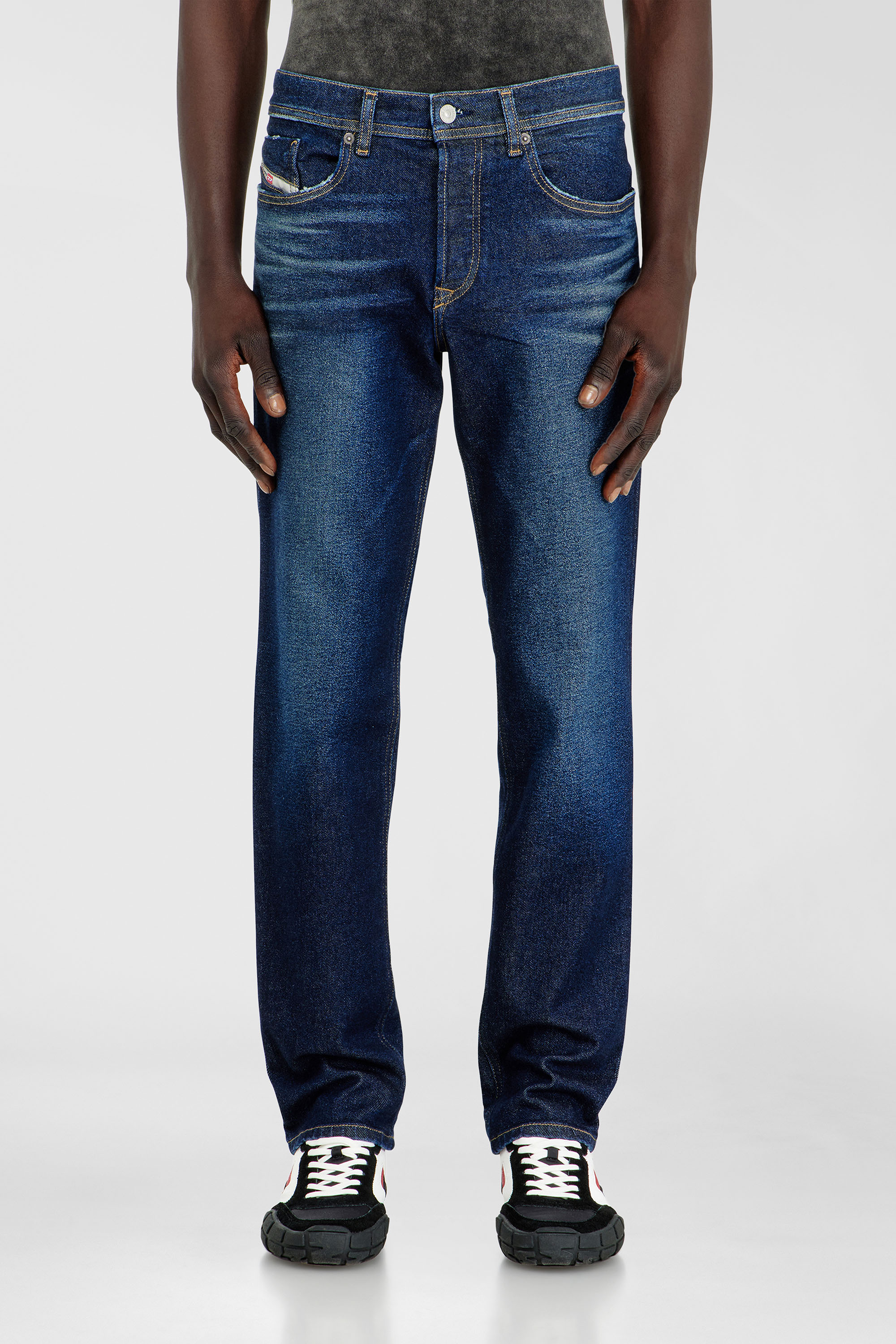 Diesel - Man's Regular Jeans 2023 D-Finitive 0KBBV, Dark Blue - 4