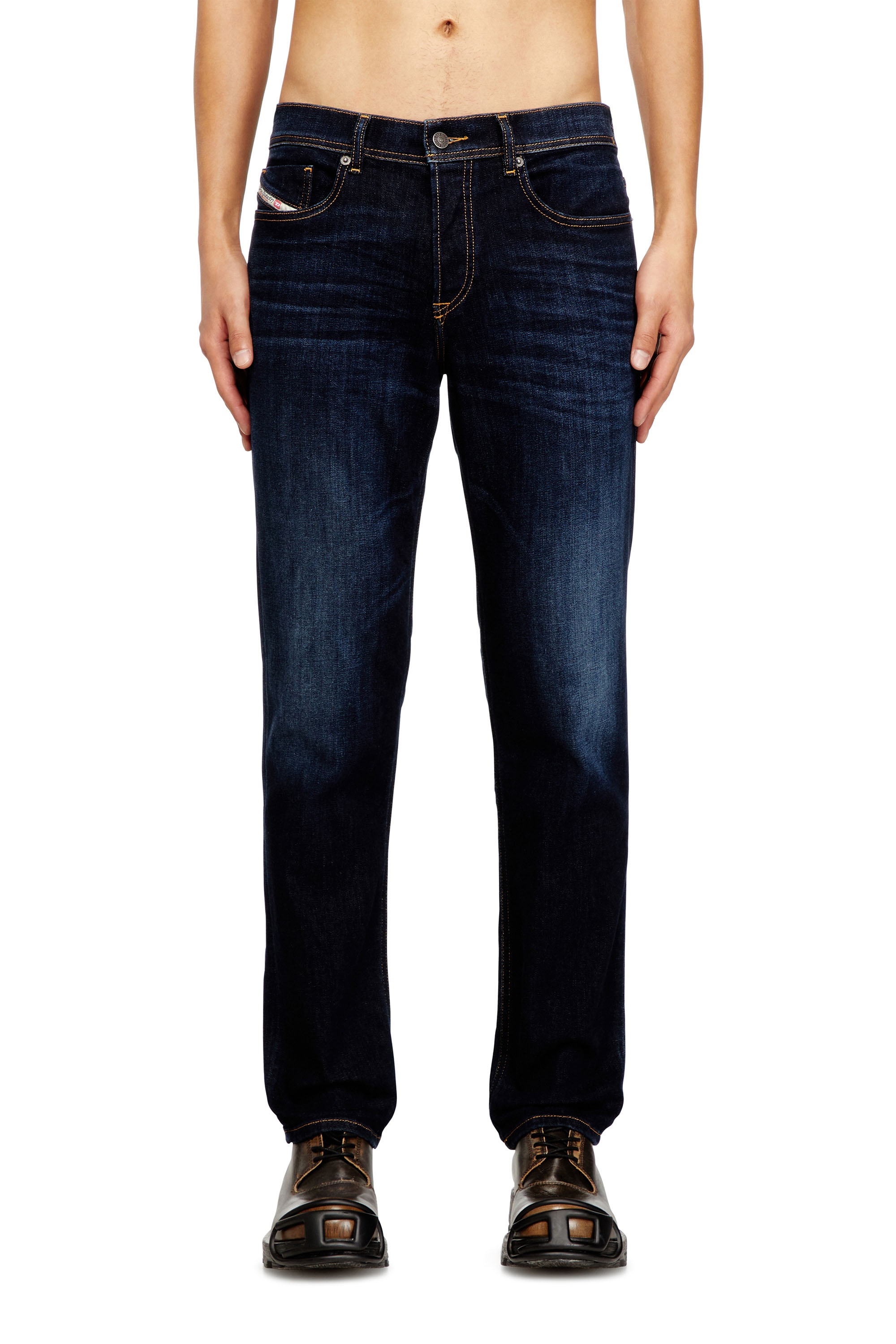 Diesel - Man's Regular Jeans 2023 D-Finitive 009ZS, Dark Blue - 1