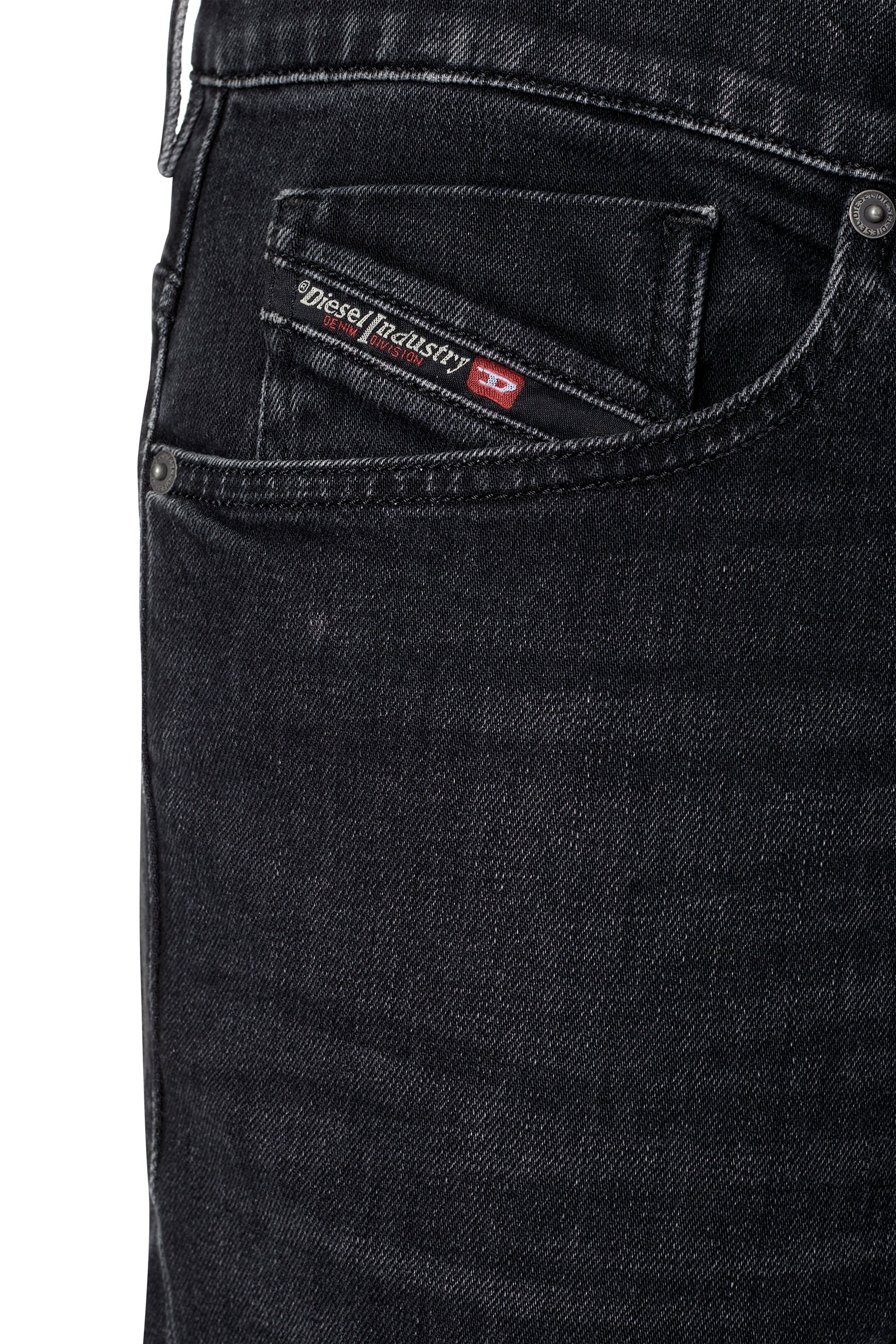 Diesel - Tapered Jeans 2005 D-Fining 09B83, Black/Dark grey - Image 4