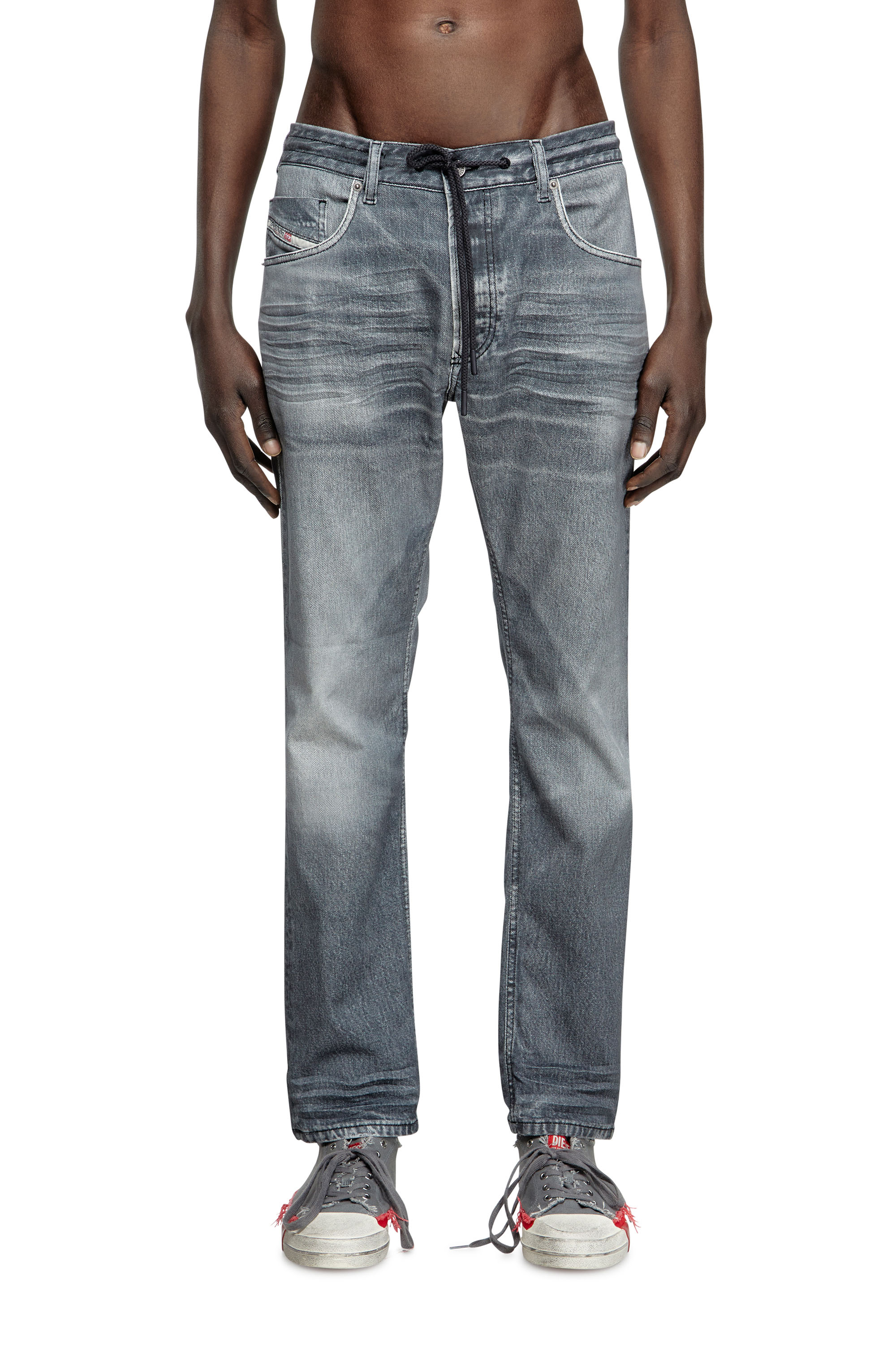 Diesel - Man's Regular 2030 D-Krooley Joggjeans® 068PC, Light Blue - 2