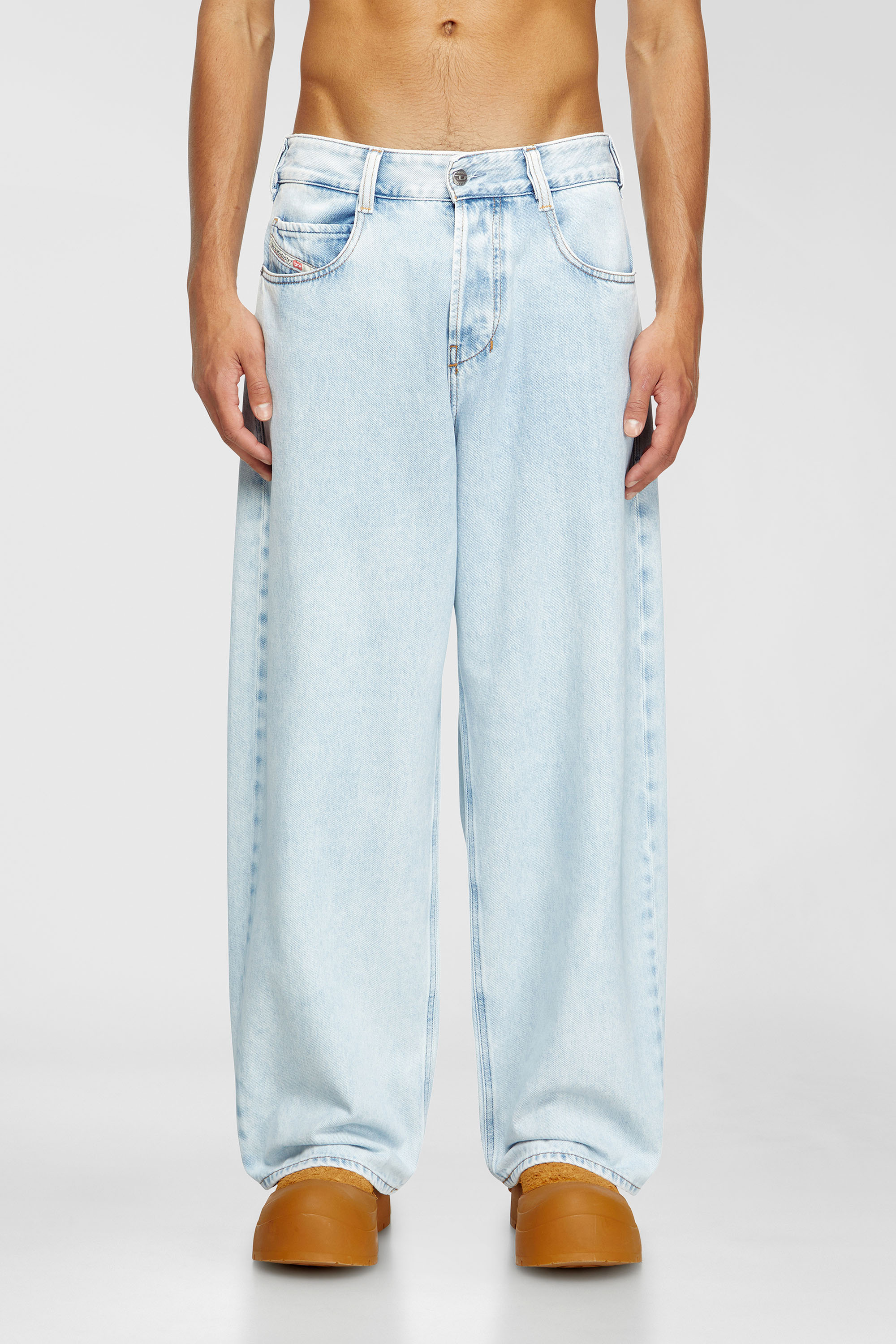 Diesel - Unisex's Relaxed Jeans 1997 D-Enim-M 09M74, Light Blue - 2