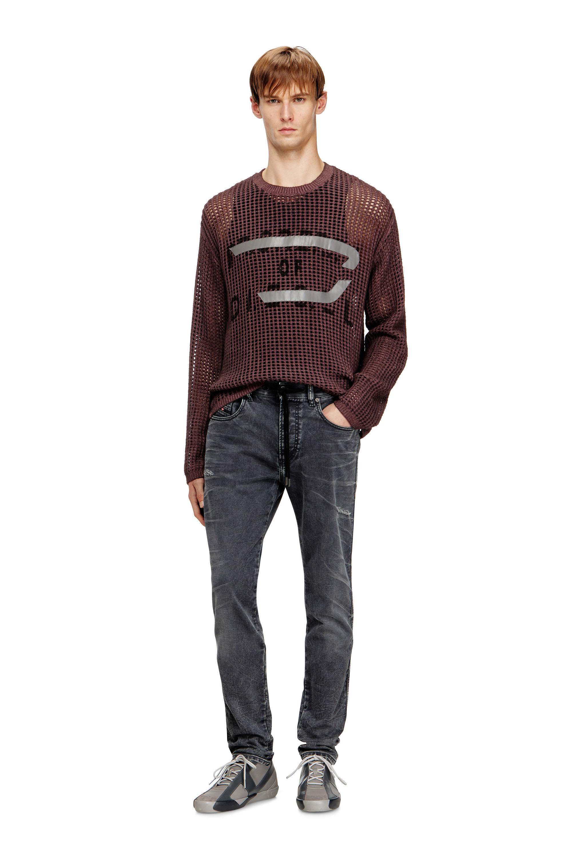 Diesel - Man's Slim 2062 D-Strukt Joggjeans&reg; 068UF, Black/Dark grey - 1