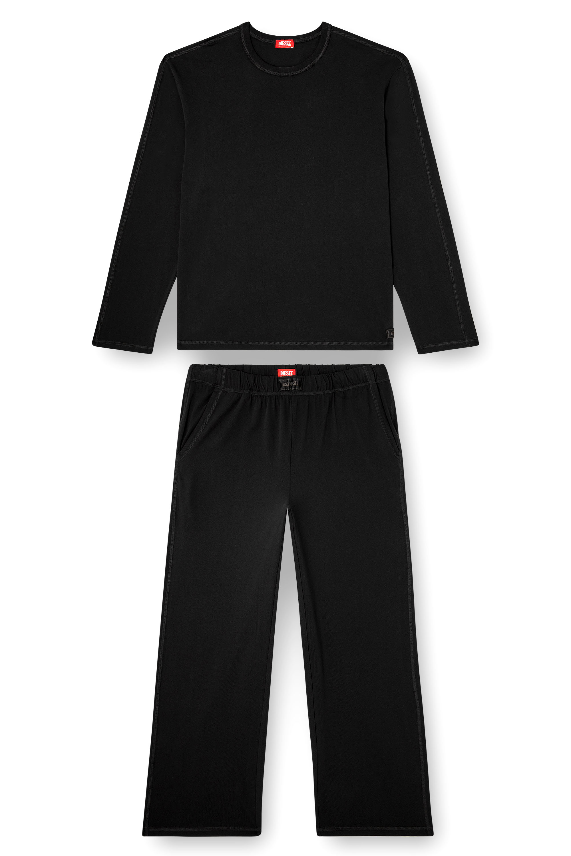 Diesel - SET-ADRIAN-UTLT, Man's Pyjamas in cotton jersey in null - 4