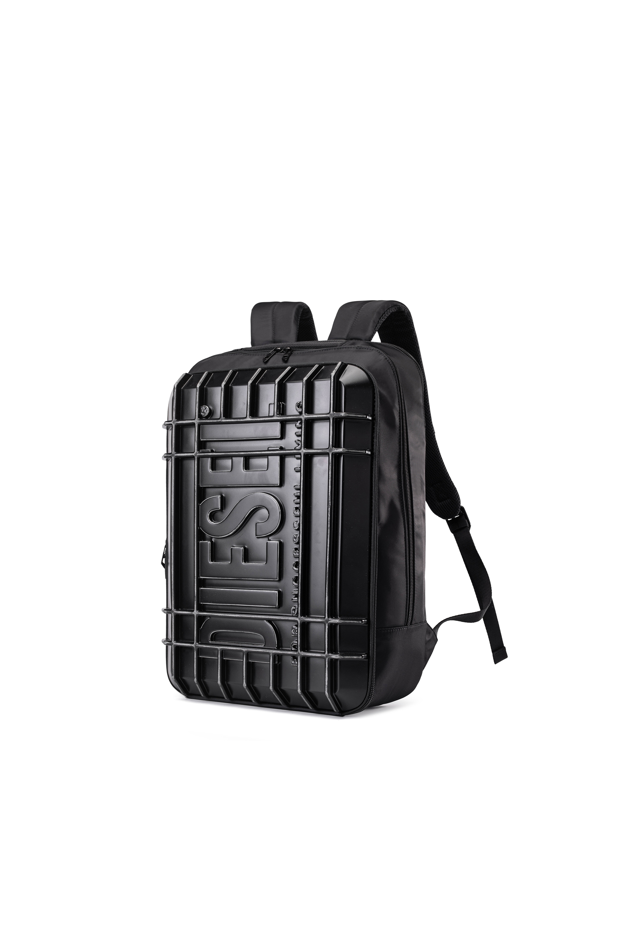Diesel - DIESEL PC STRONG IMAGE BACKPACK- DSB005, Unisex's Rugged travel backpack in Black - 4