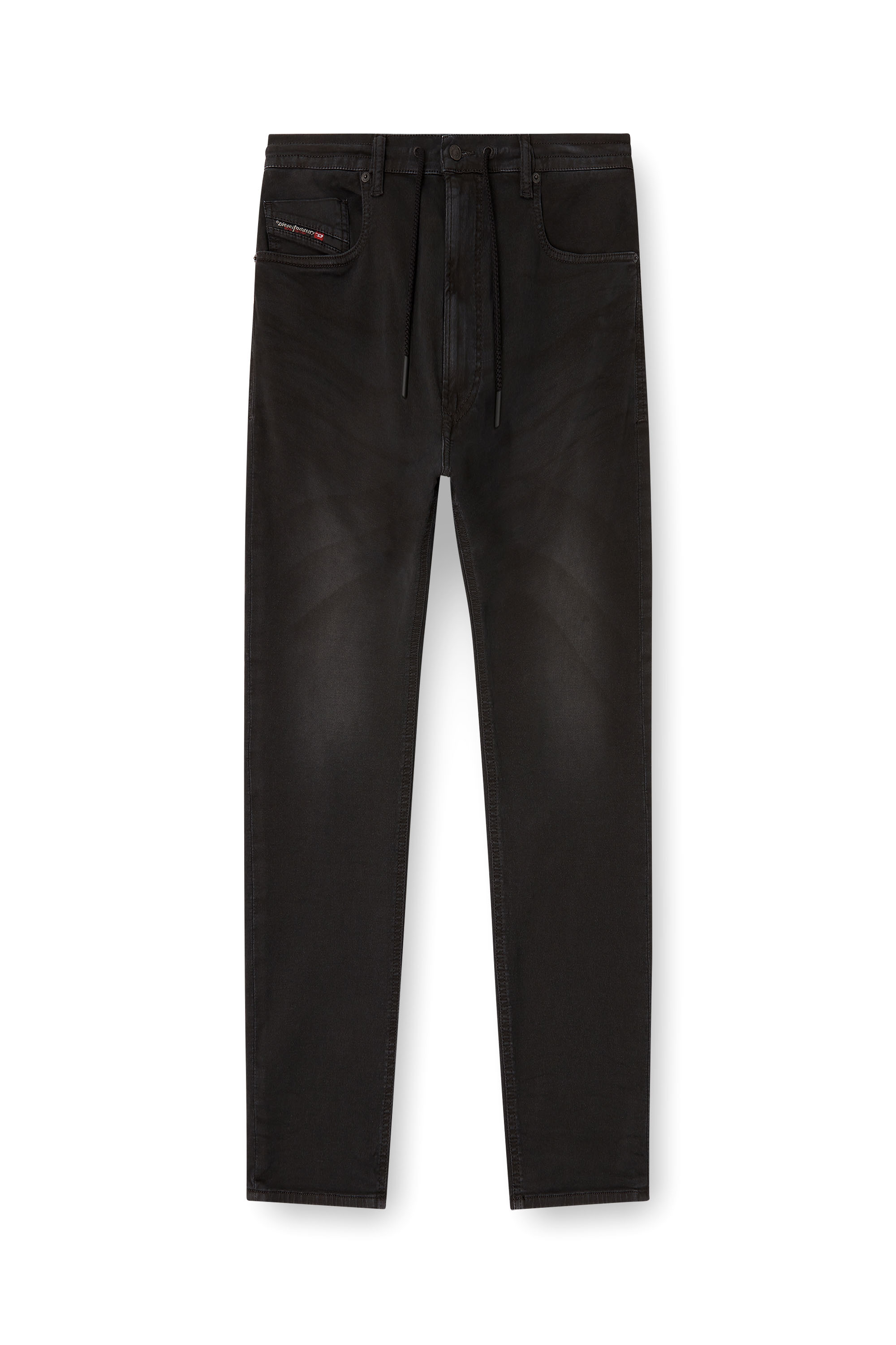 Diesel - Man's Regular 2032 D-Krooley Joggjeans® 0670M, Black - 3