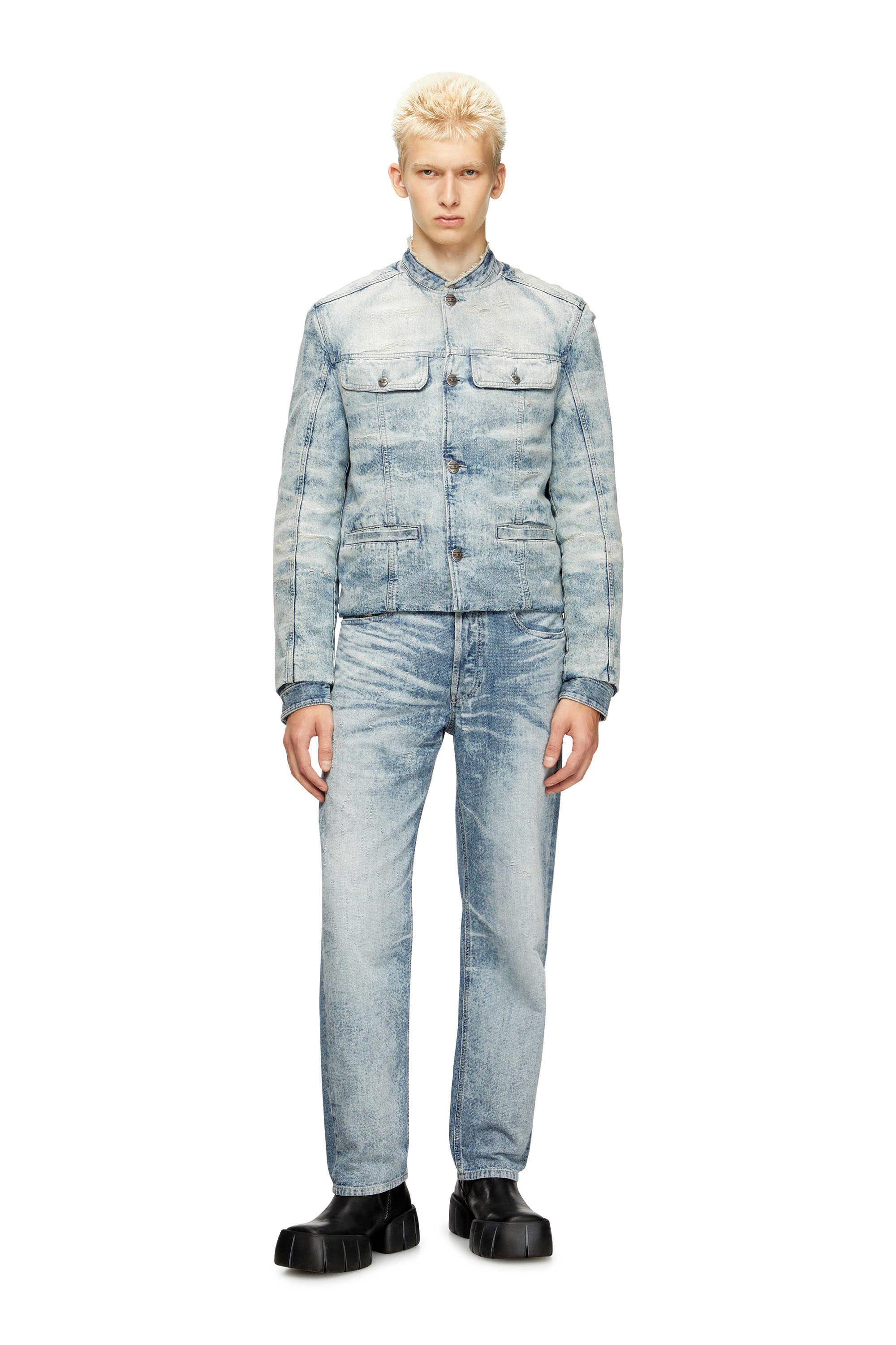 Regular Jeans 2024 D-Macs 068TY, Light Blue Diesel - Man's Regular Jeans 2024 D-Macs 068TY, Light Blue - 1