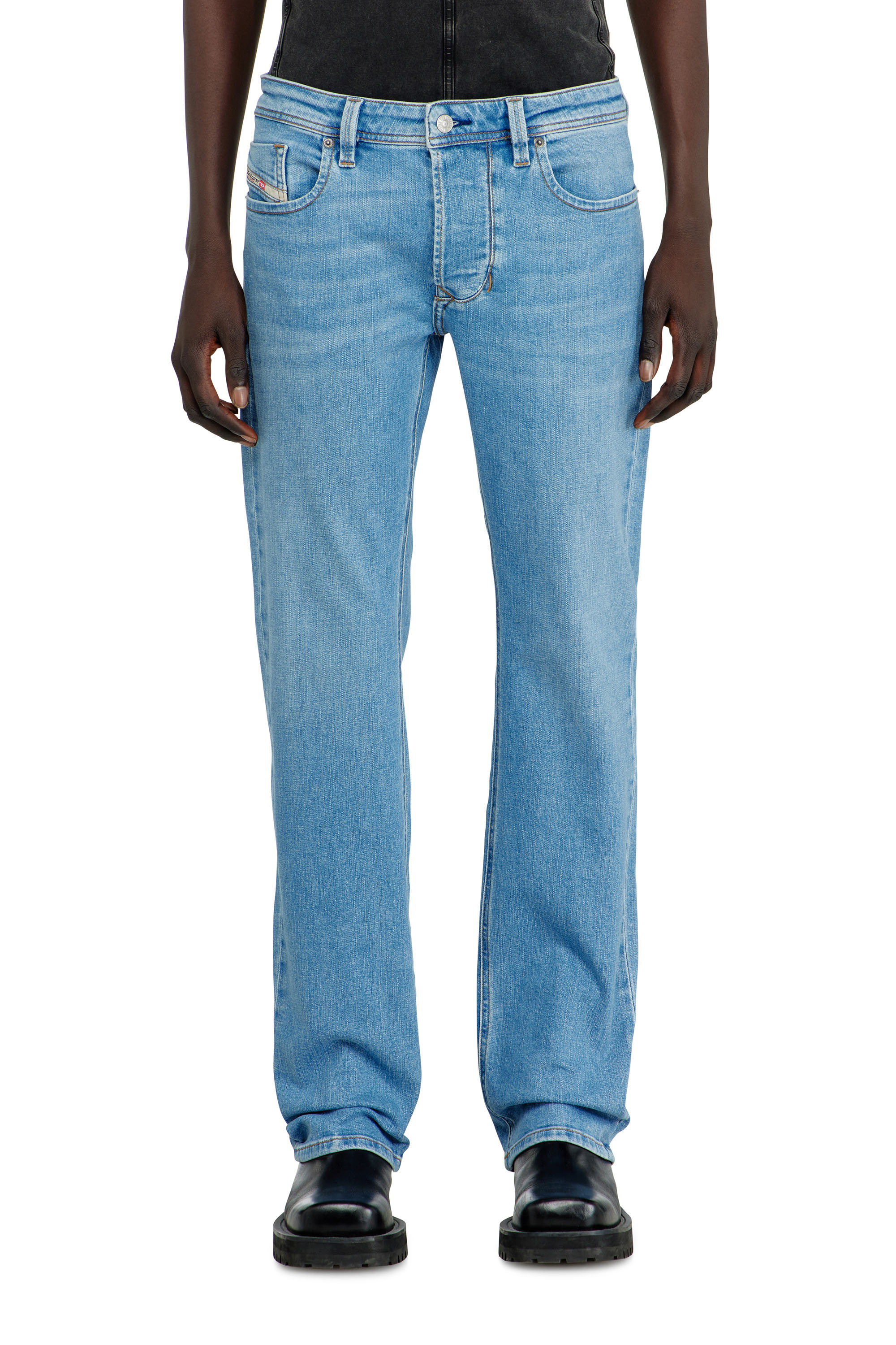 Diesel - Man's Regular Jeans 1985 Larkee 0HDBJ, Light Blue - 2