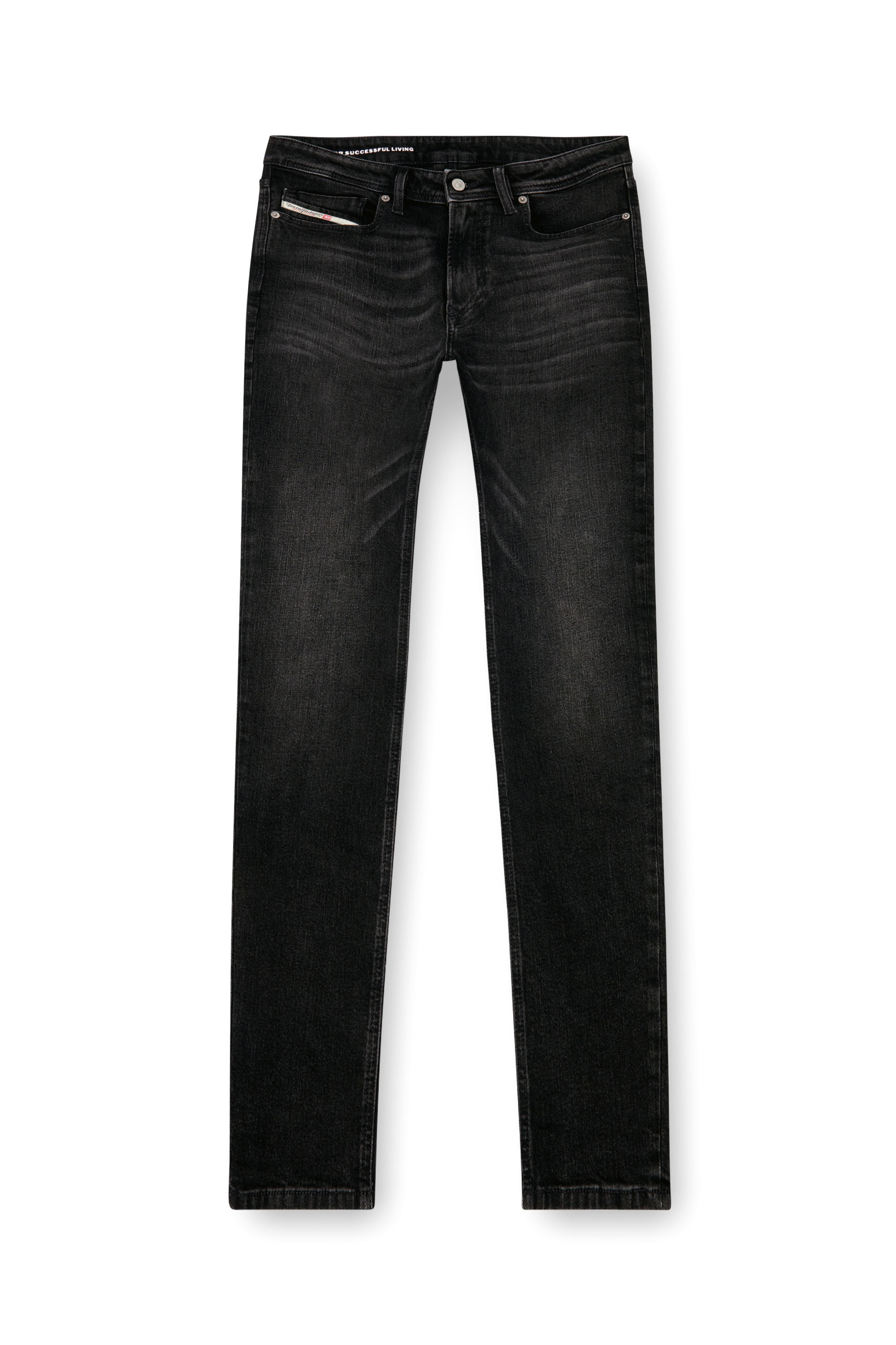 Diesel - Man's Skinny Jeans 1979 Sleenker 0GRDA, Black/Dark grey - 2