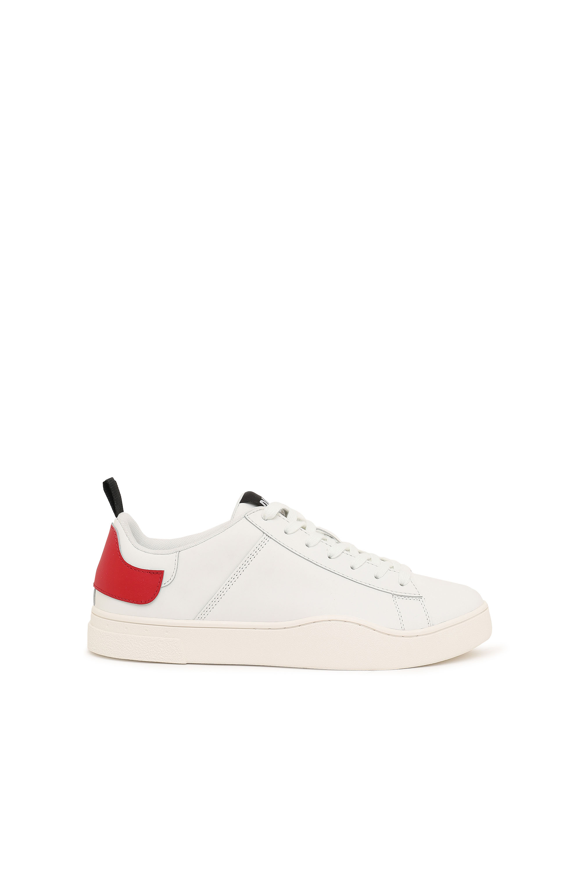 S-CLEVER LOW LACE, White/Red - Sneakers