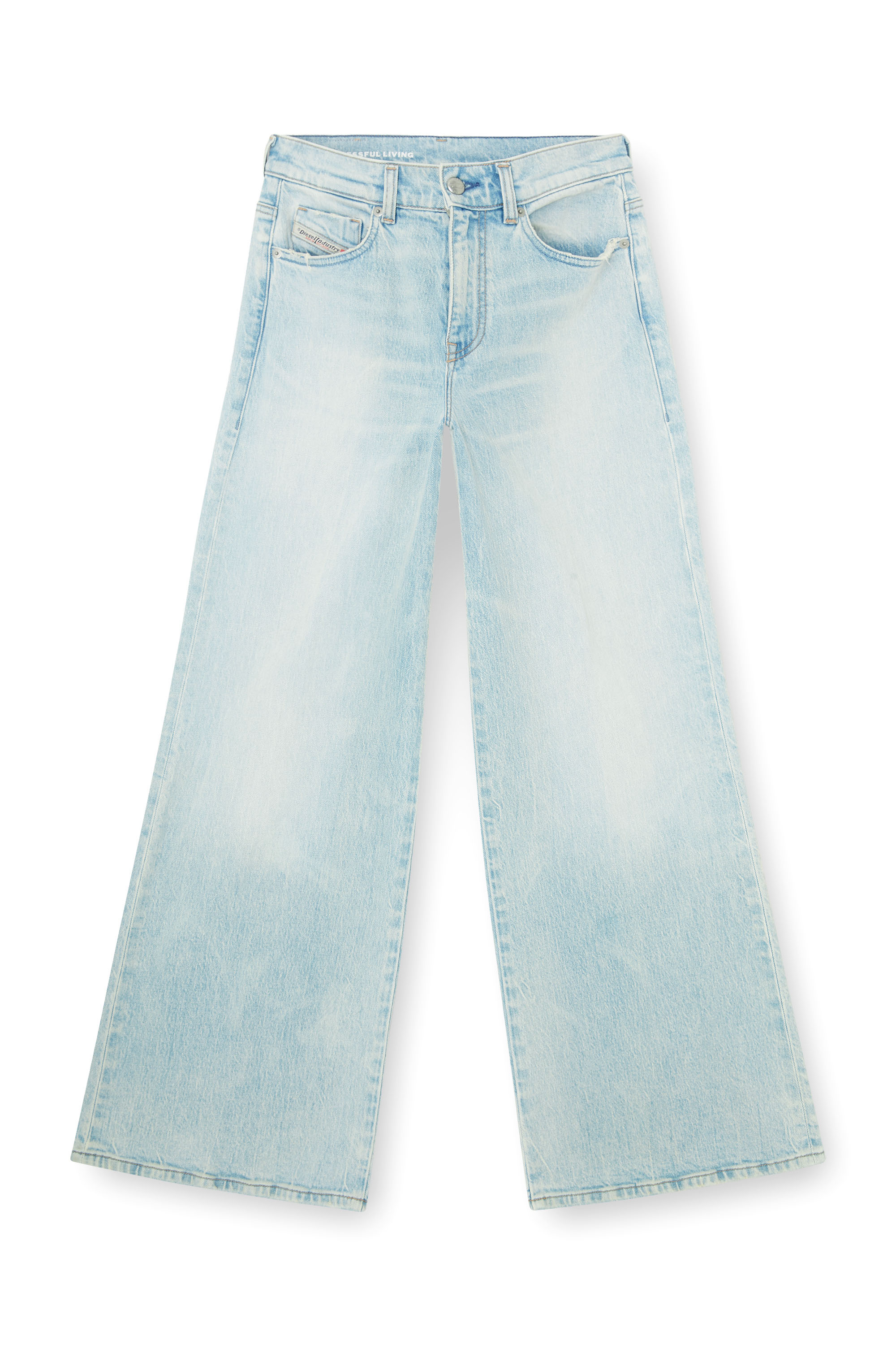 Diesel - Woman's Flare Jeans 1978 D-Akemi 0KBBX, Light Blue - 3