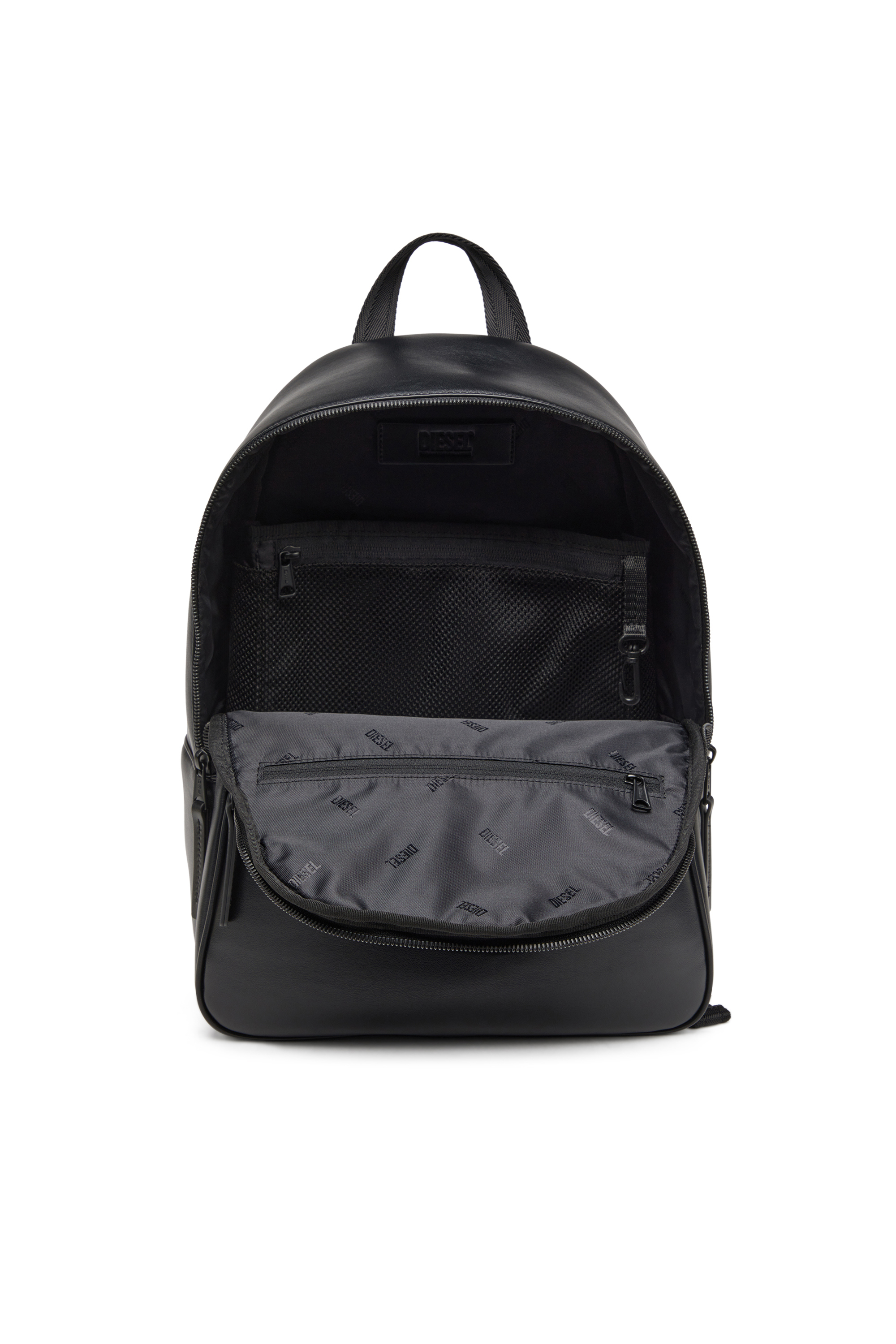 Diesel - HOLI-D BACKPACK M, Man's Holi-D-Backpack in neoprene and PU in Black - 3