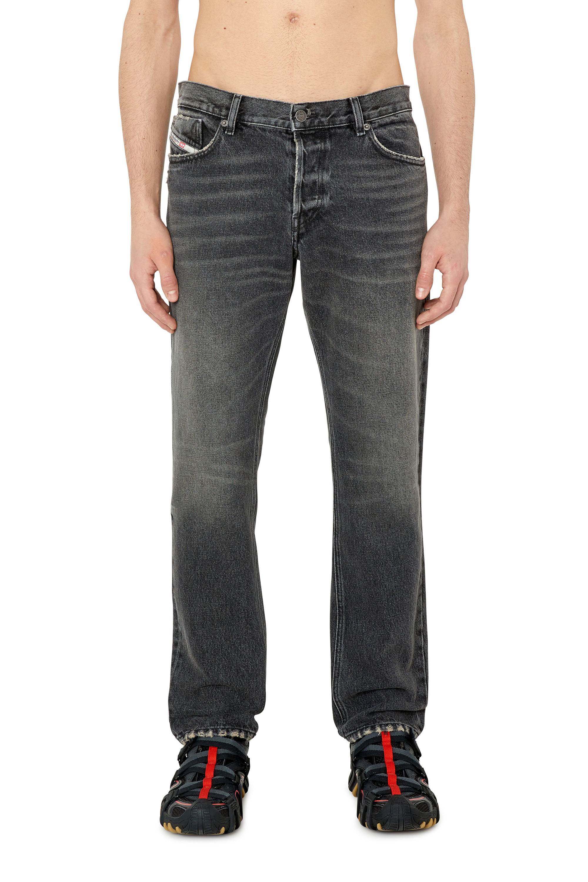 Diesel - 1995 D-Sark 007K8 Straight Jeans, Black/Dark grey - Image 1