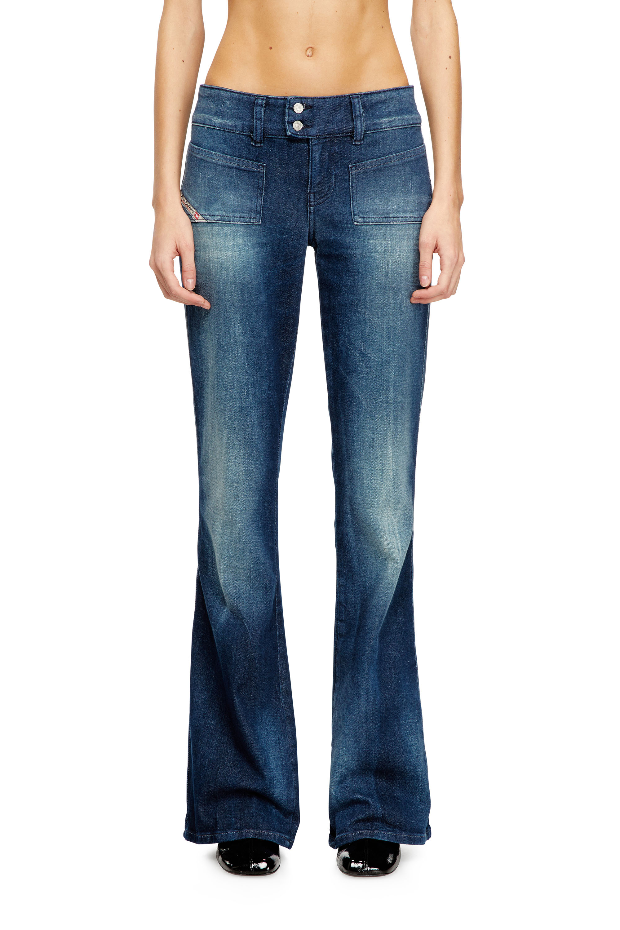 Diesel - Woman's Bootcut Jeans D-Hush 0ADBQ, Blue - 3