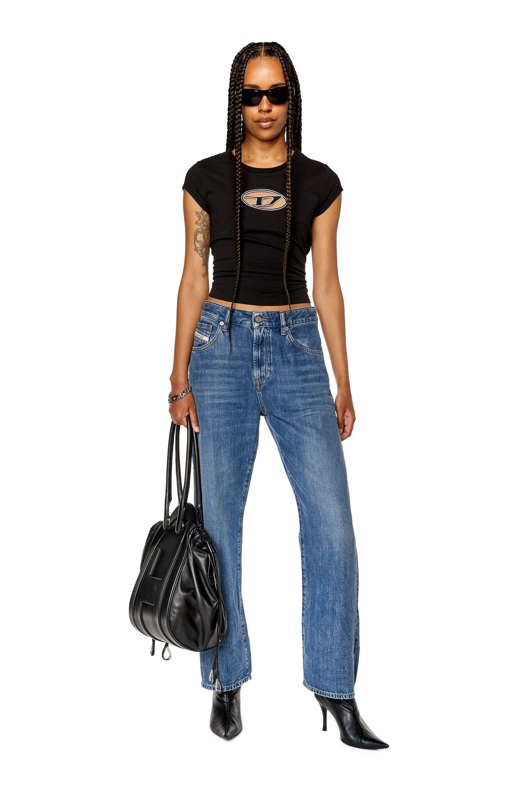 Diesel - 1999 D-Reggy 068FG Straight Jeans, Medium blue - Image 4