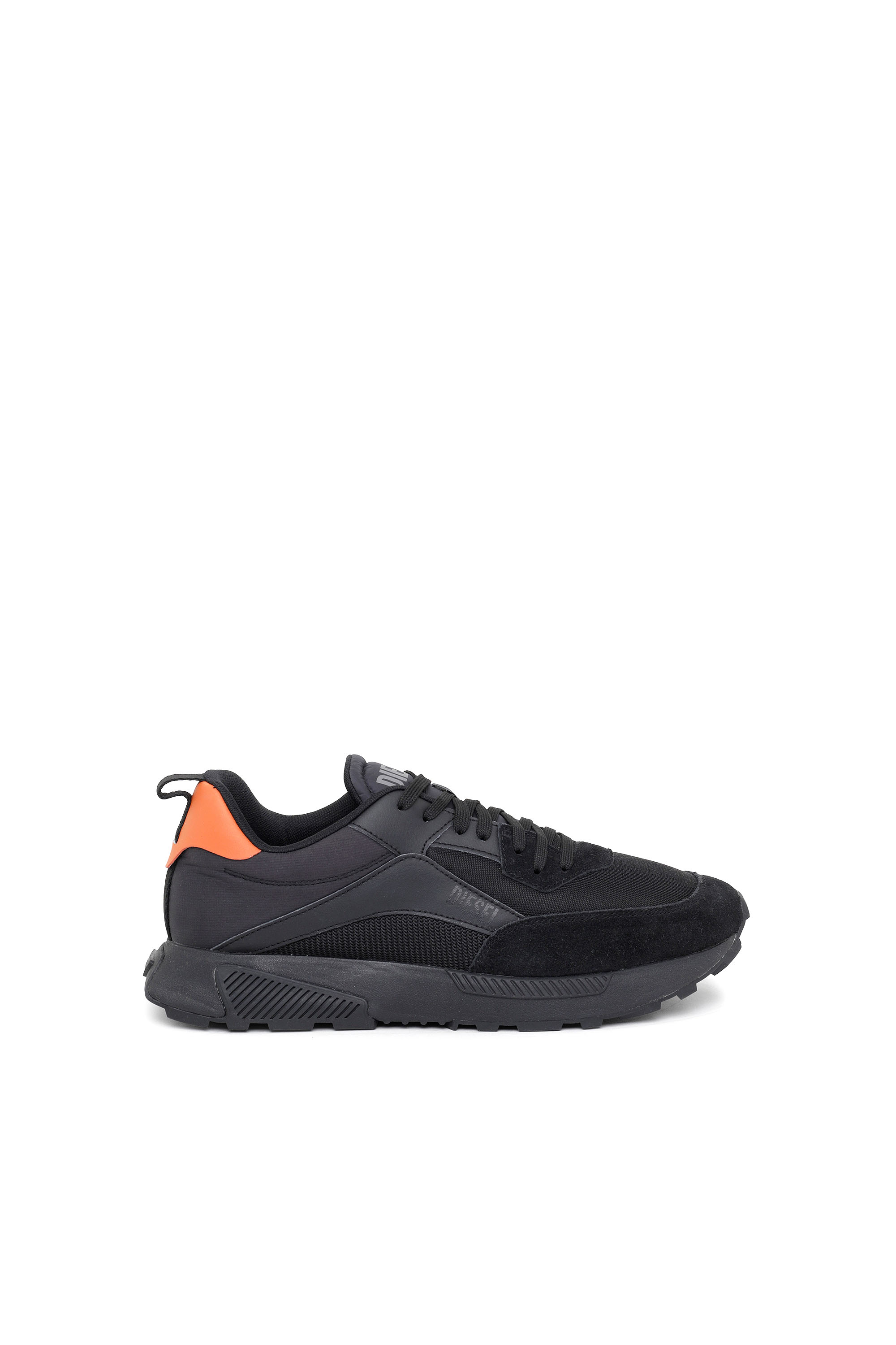 S-TYCHE LOW CUT, Black/Orange - Sneakers