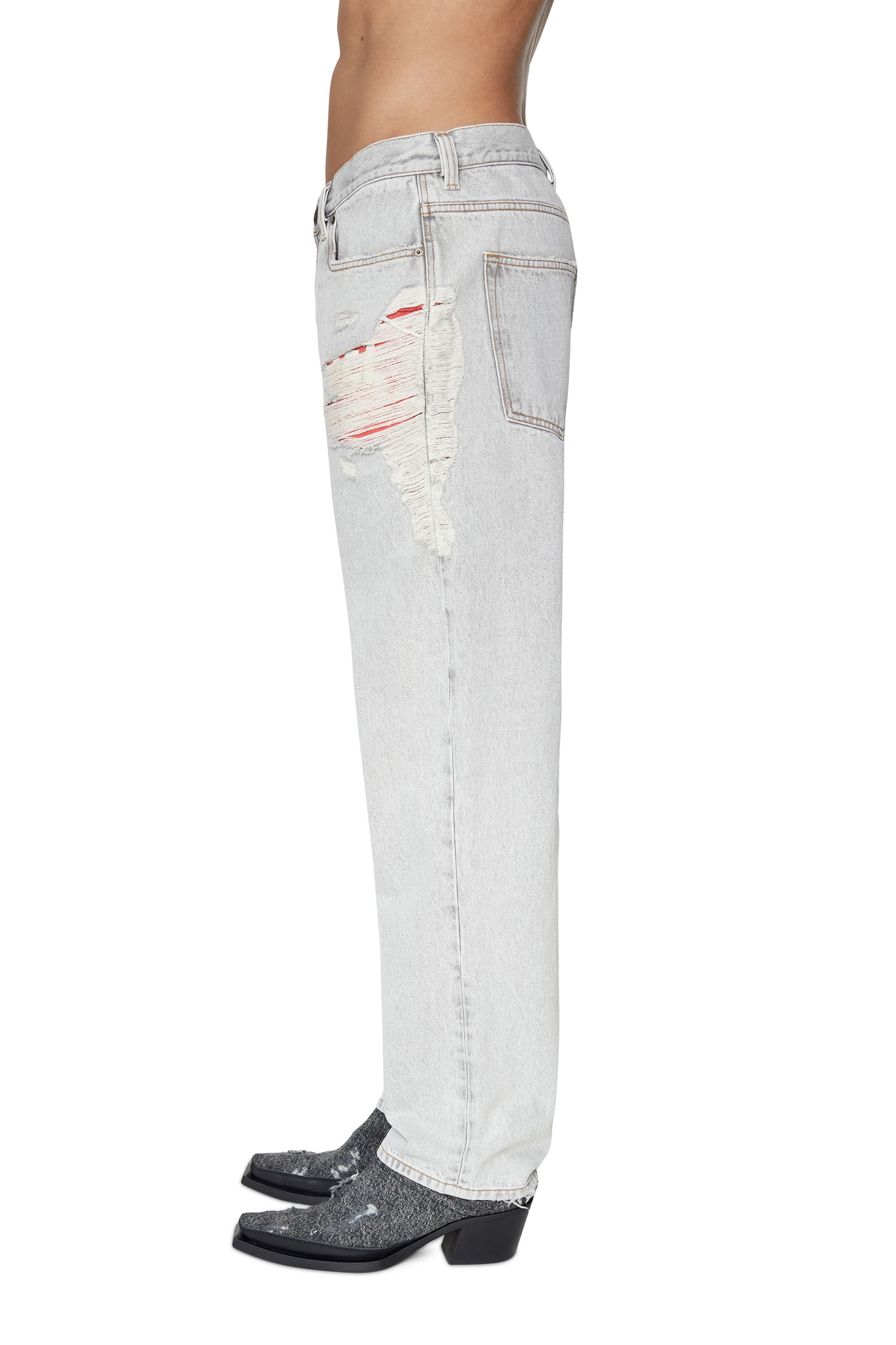 Diesel - 2010 D-Macs 007D9 Straight Jeans, Light Grey - Image 4