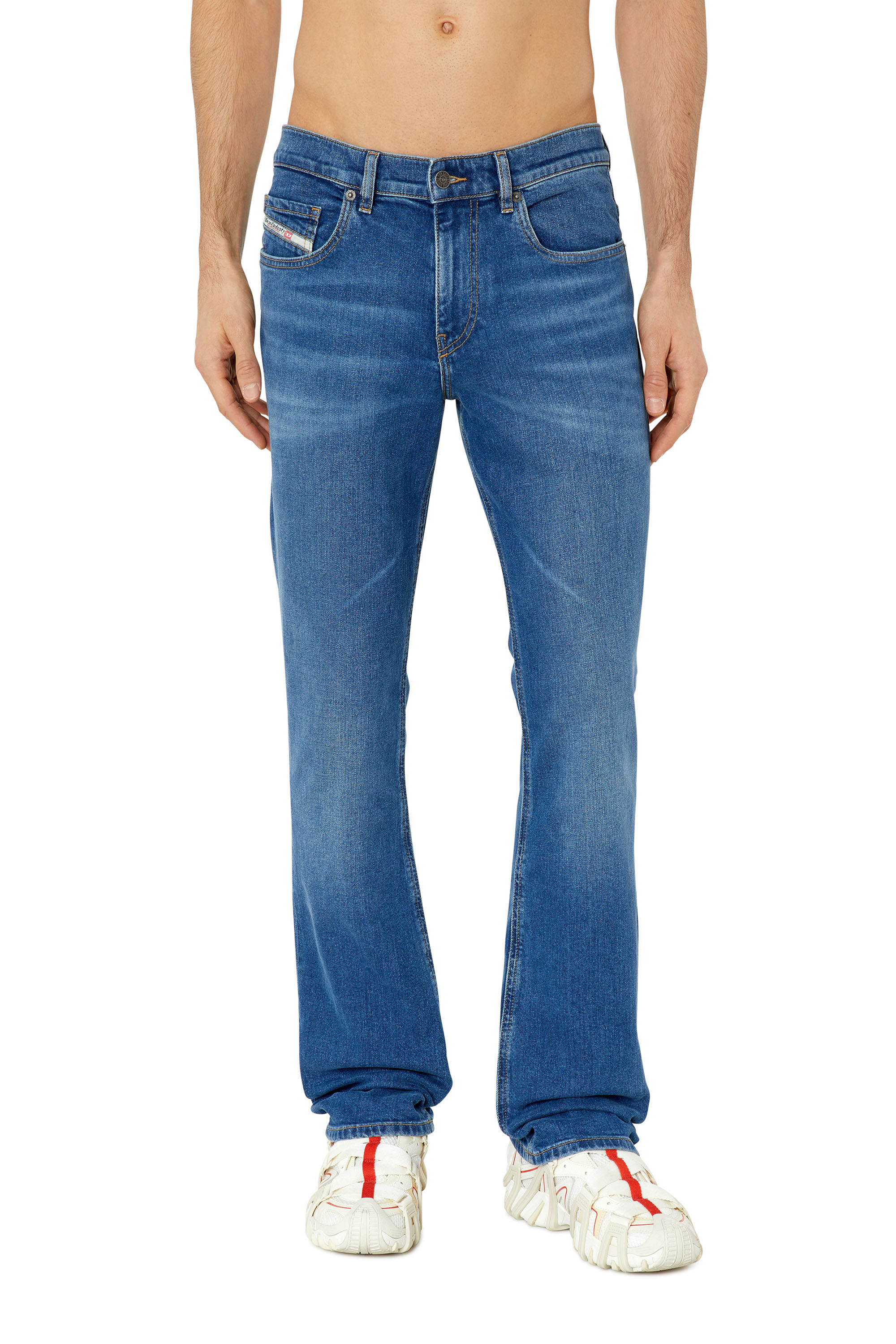 Diesel - 2021 D-Vocs E9A80 Bootcut Jeans, Medium blue - Image 1