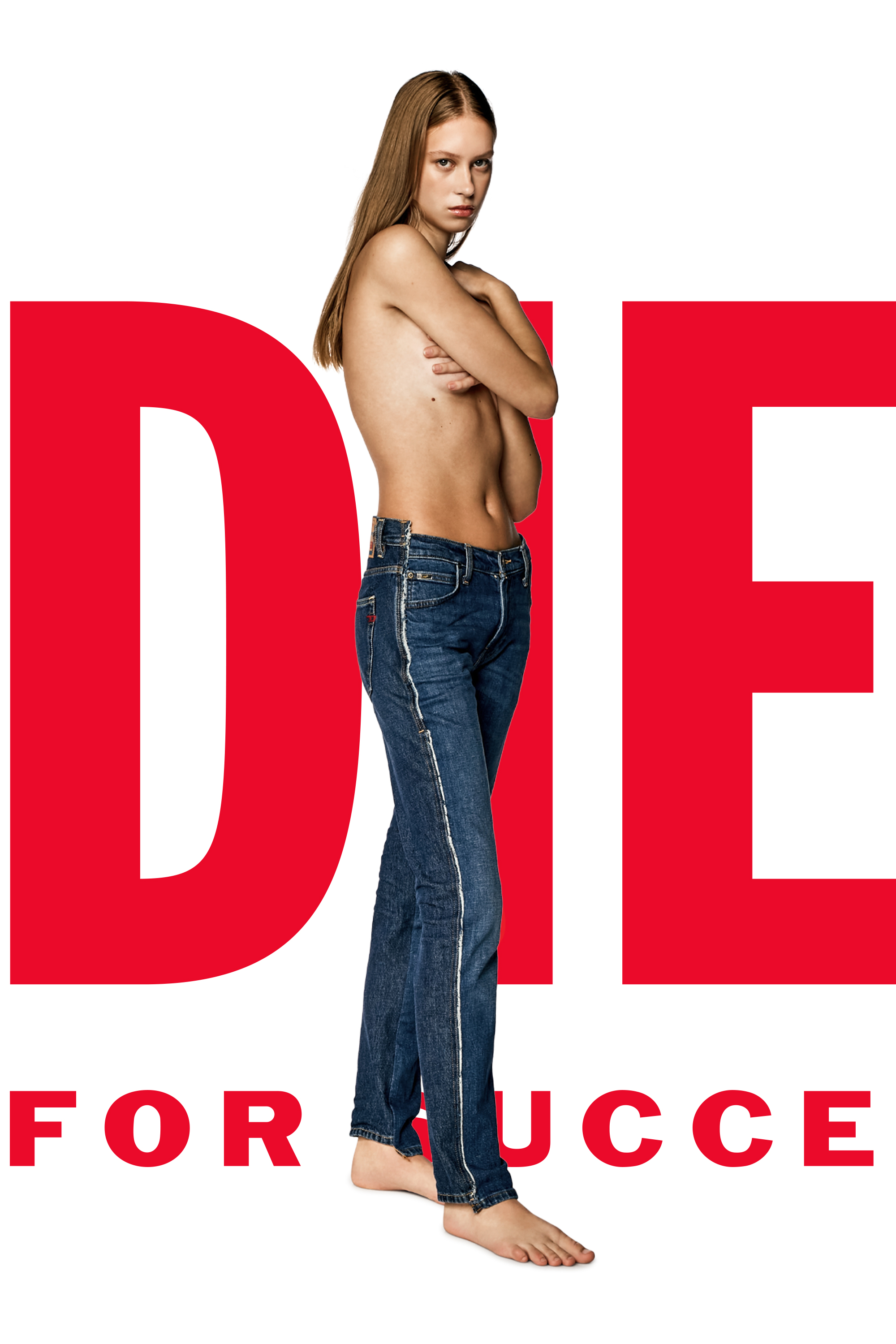 Regular Jeans Dieseloves 04 09K47, Medium blue Diesel - Unisex's Regular Jeans Dieseloves 04 09K47, Medium blue - 8