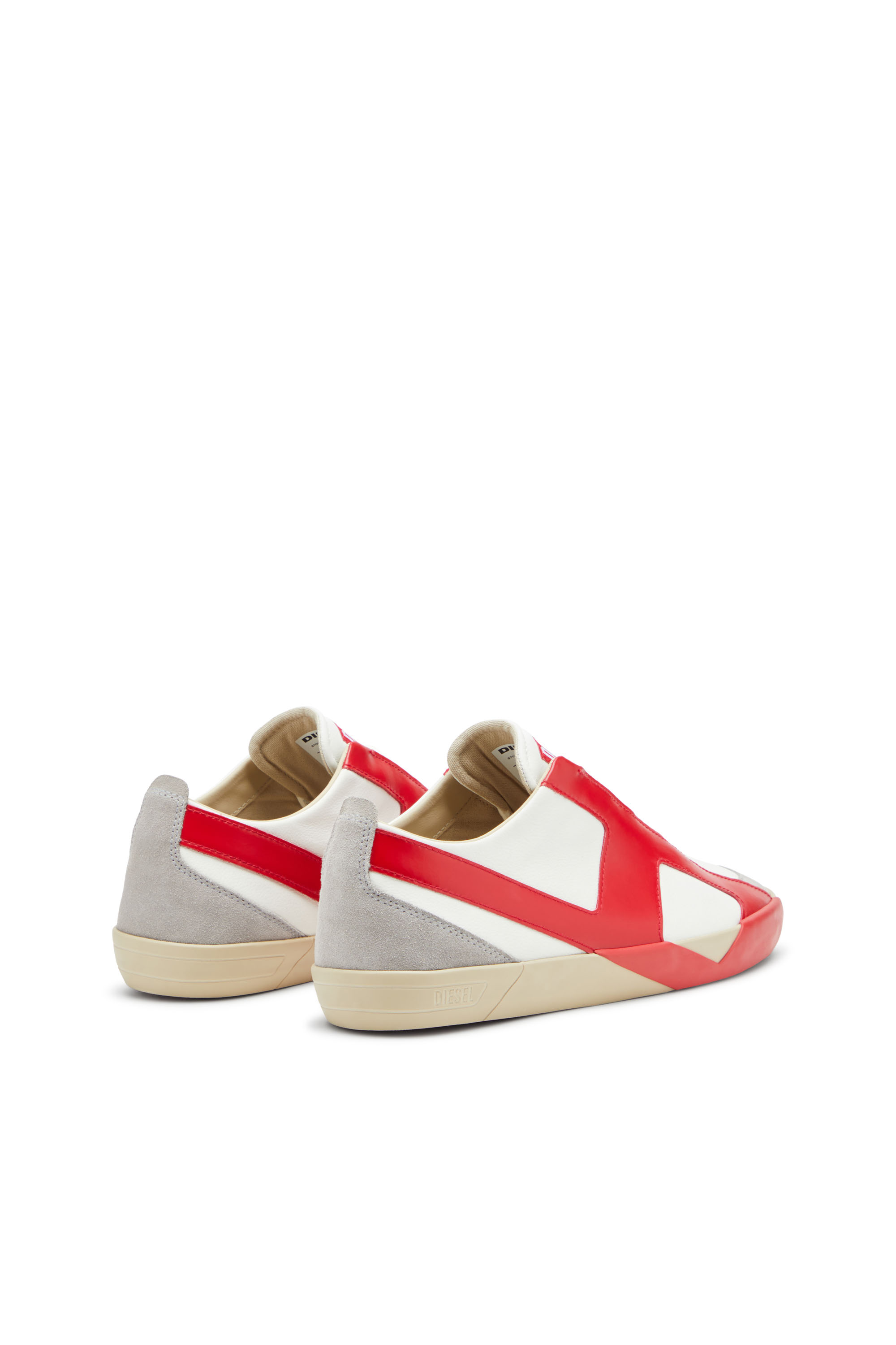Diesel - S-SLANTE-D LOW, Man's Sneakers in suede and leather with D logo in null - 3