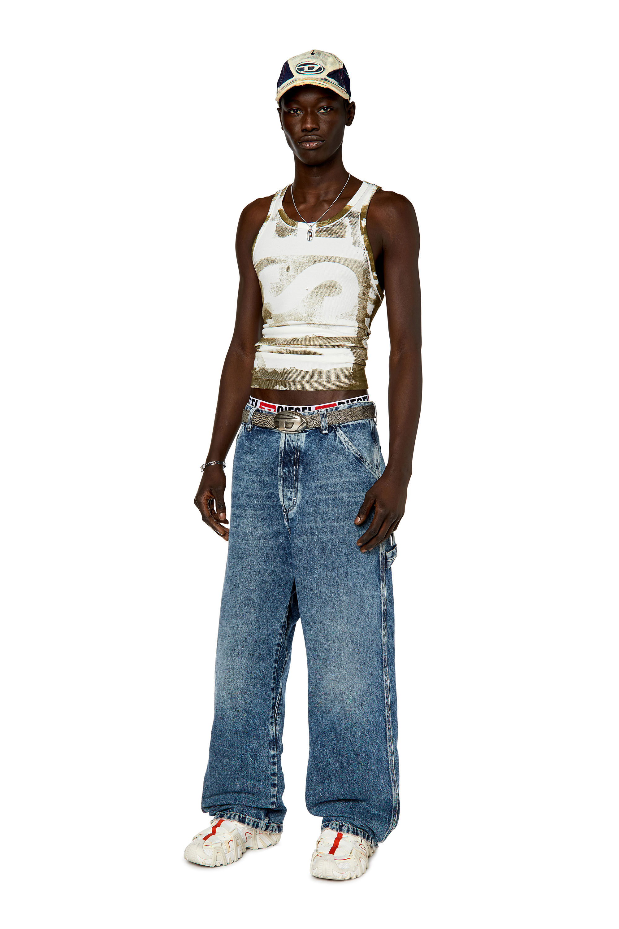 Diesel - D-Livery 007M3 Straight Jeans, Medium blue - Image 4