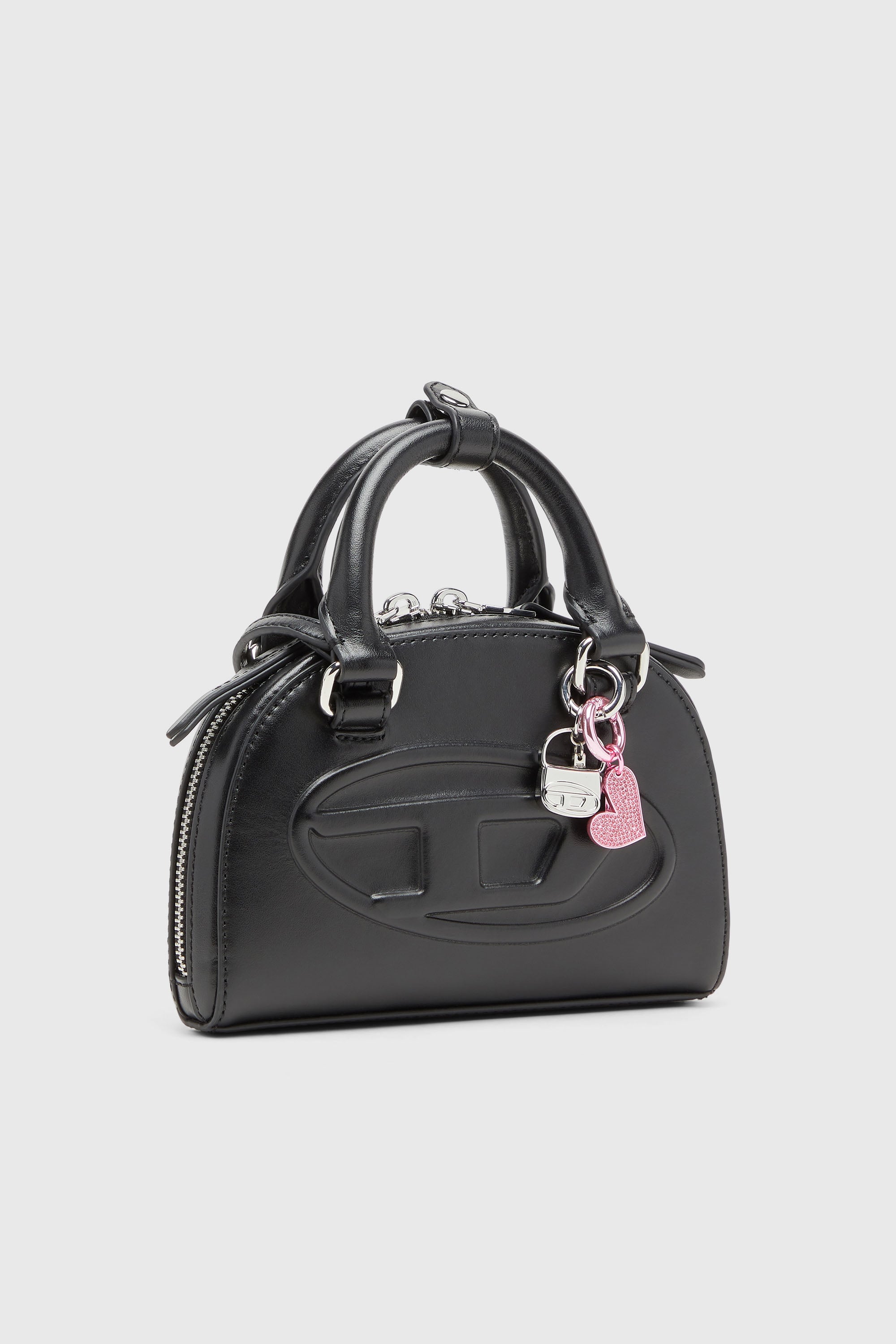 Diesel - CHARM-1DR, Woman's Metal charm with mini 1DR charm in Silver - 2
