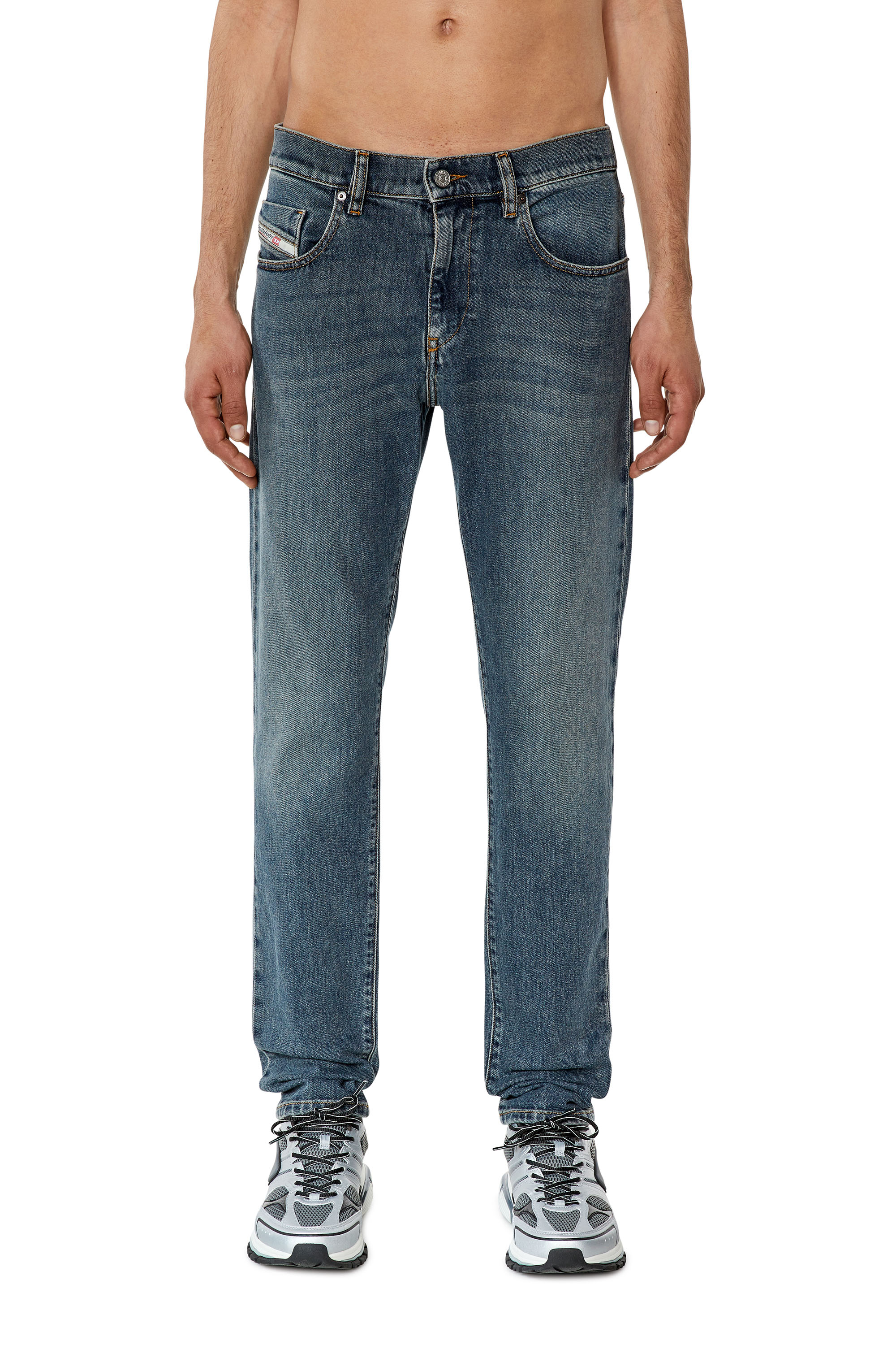Diesel - Slim Jeans 2019 D-Strukt 09F74, Medium blue - Image 2