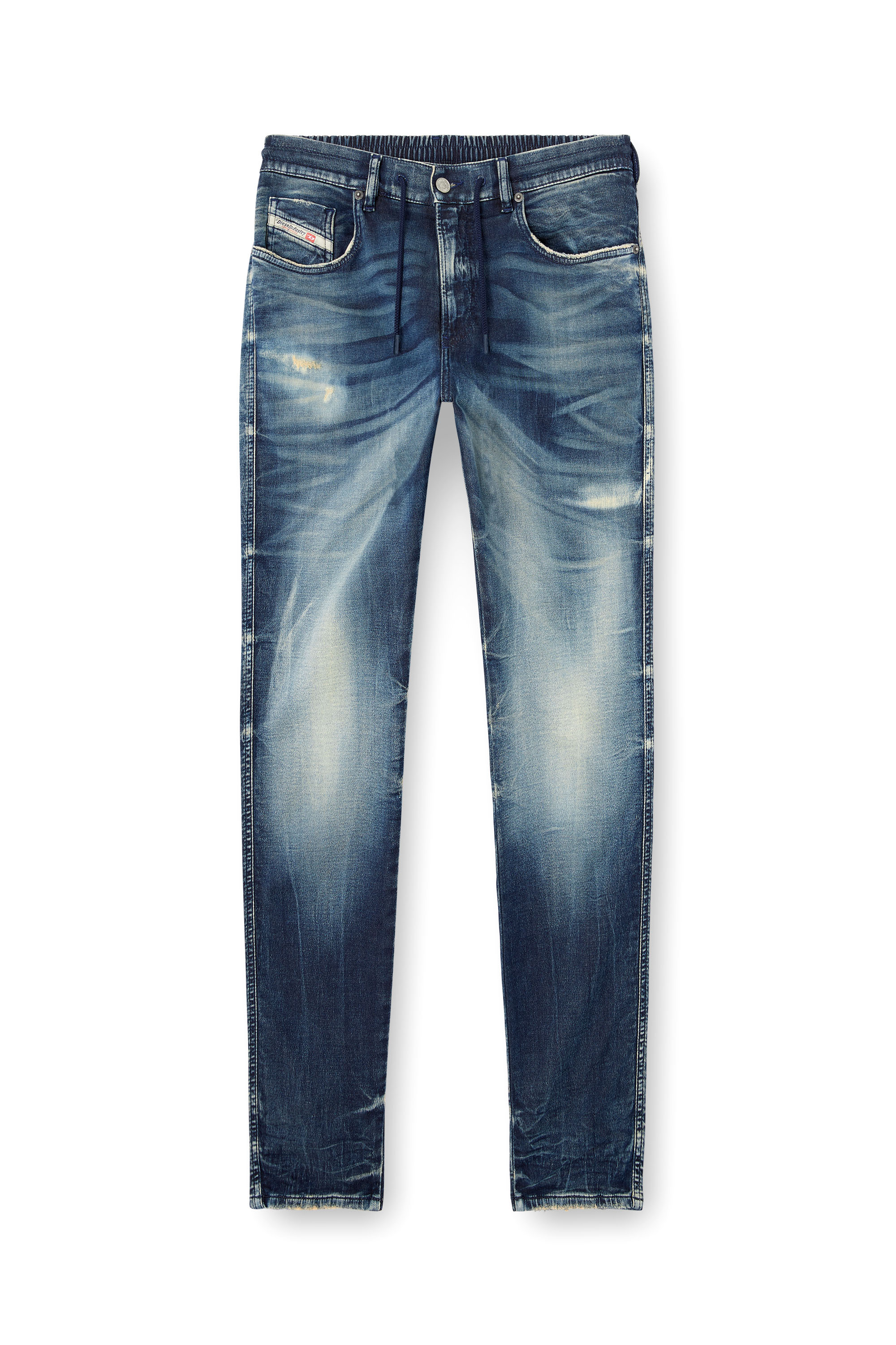 Diesel - Man's Slim 2060 D-Strukt Joggjeans® 068RZ, Dark Blue - 3
