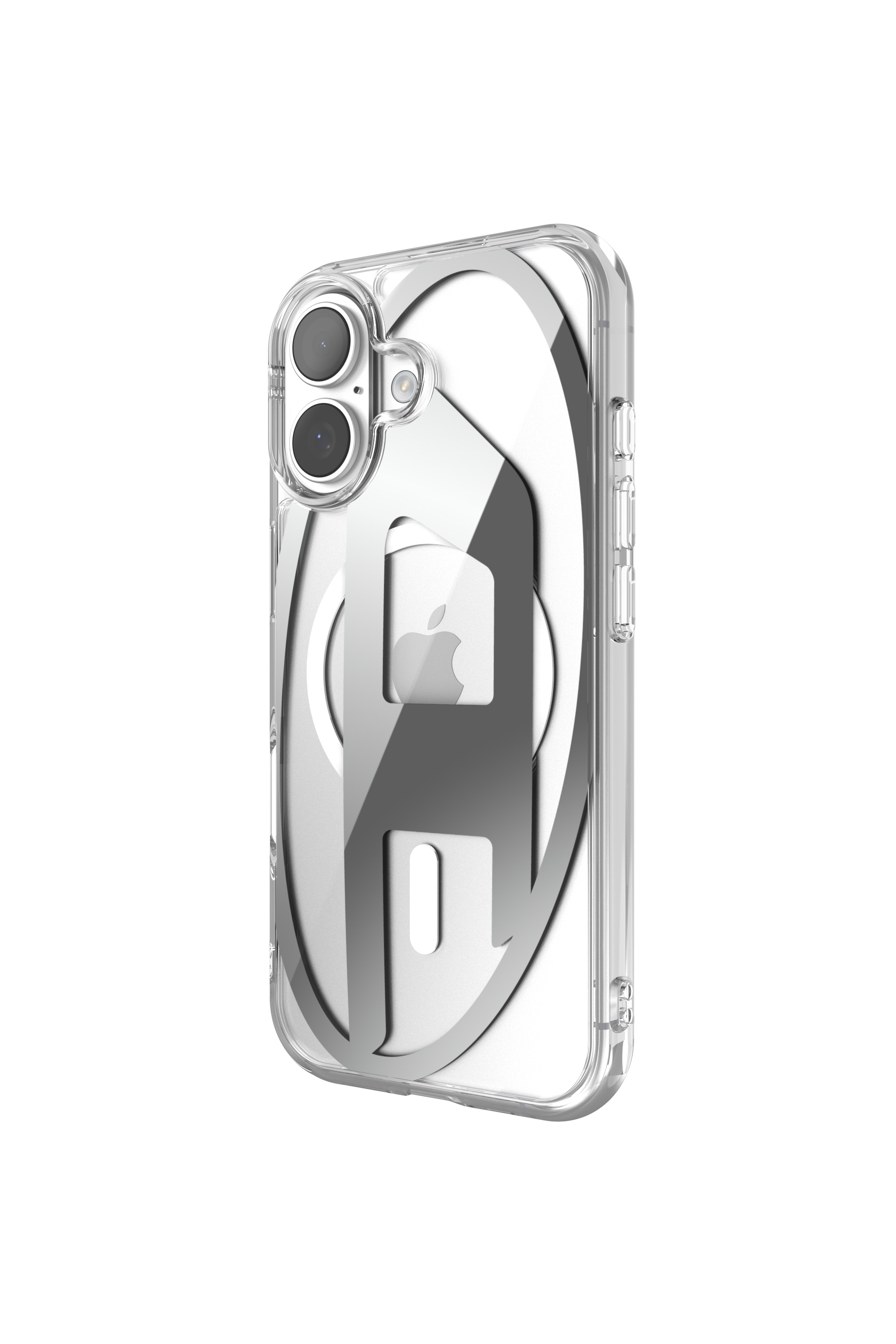 Diesel - 60411 AOP CASE, Unisex's Oval D metallic case with magsafe for iPhone 17 in Grey - 4
