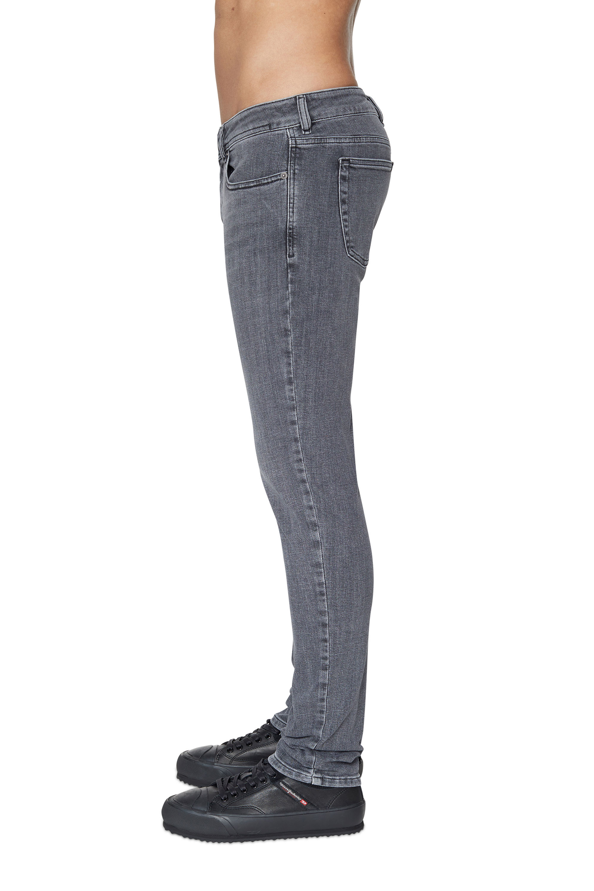 Diesel - Skinny Jeans 1979 Sleenker 09B97, Black/Dark grey - Image 5