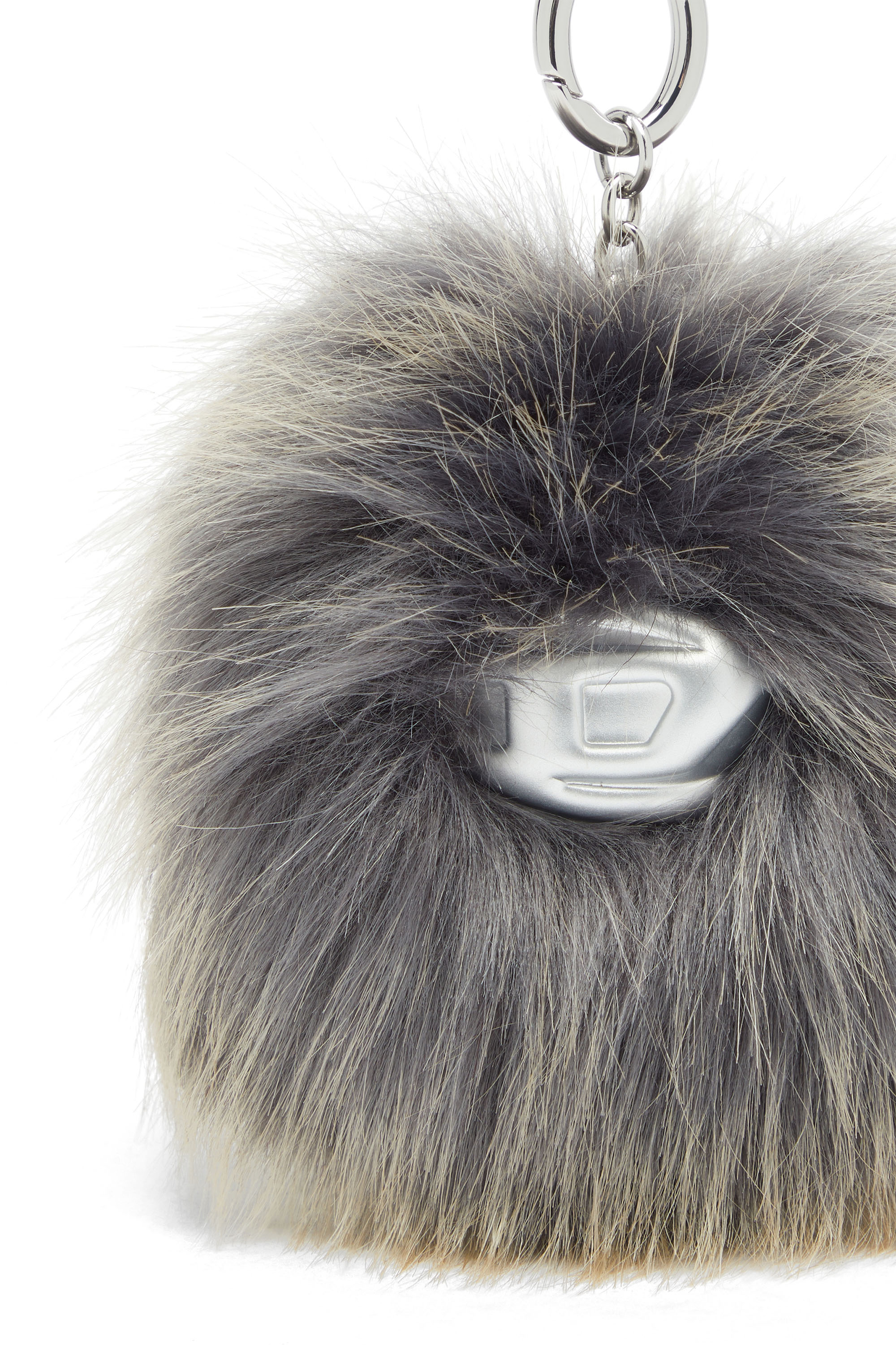Diesel - MONSTER, Unisex's Furry charm with pendant in Grey - 2