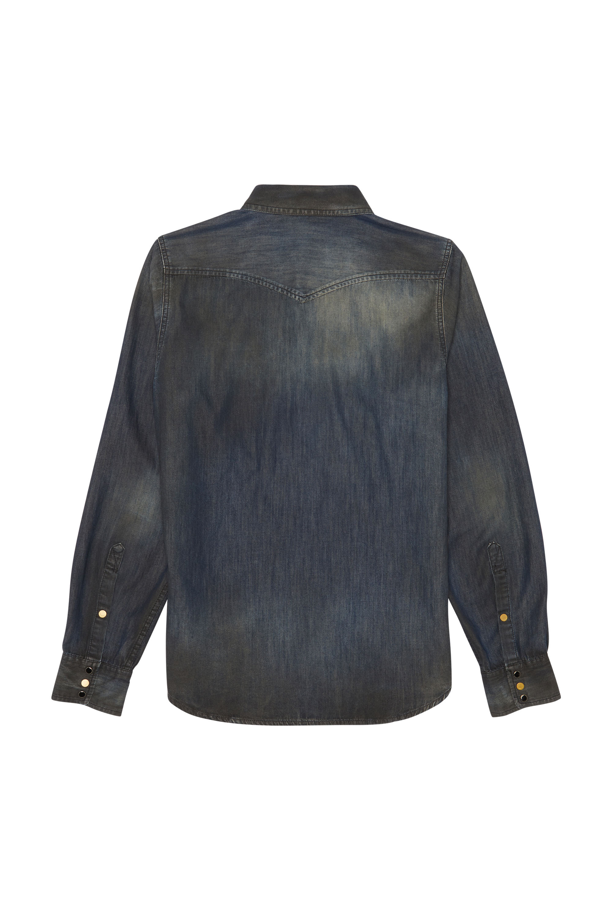 Diesel - NEW-SONORA, Man's Diesel Man - Denim Shirts Dark blue in Dark Blue - 2