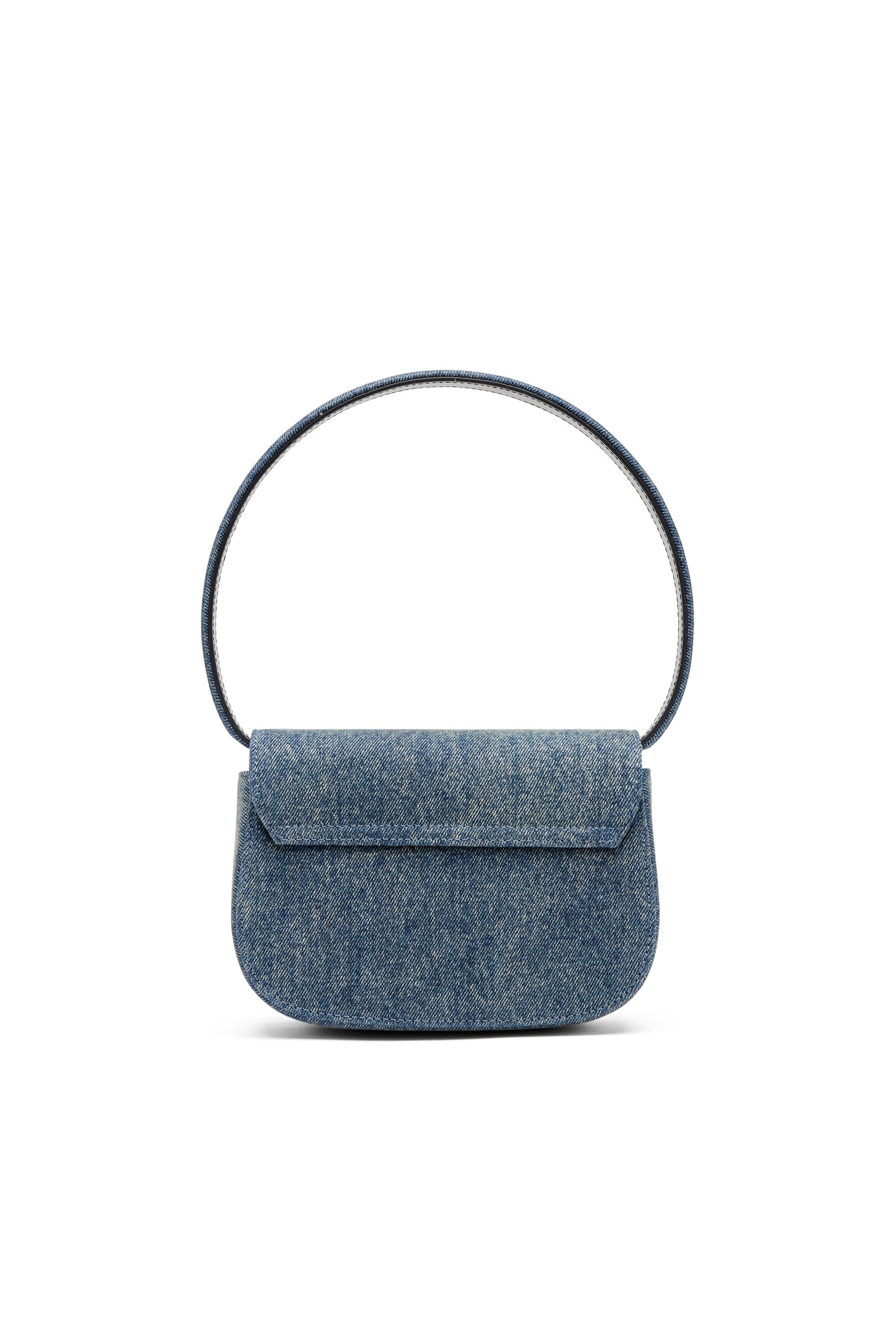 Diesel - 1DR, Woman's Iconic shoulder bag in solarised denim in Blue - 2