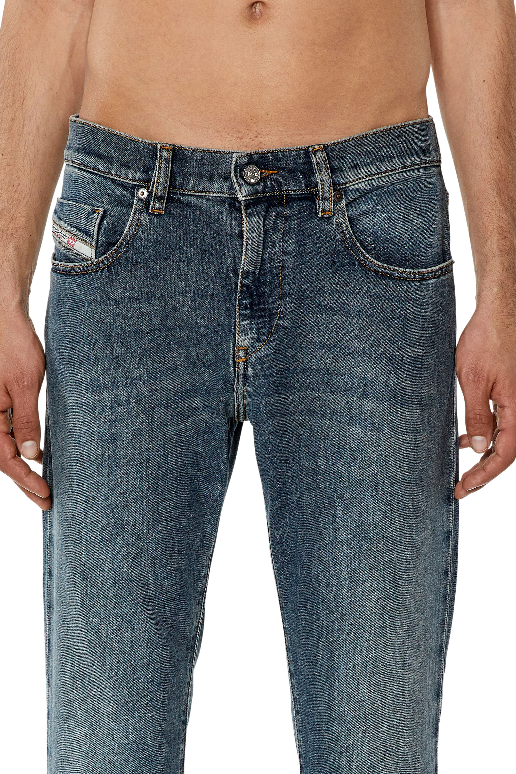 Diesel - Slim Jeans 2019 D-Strukt 09F74, Medium blue - Image 4