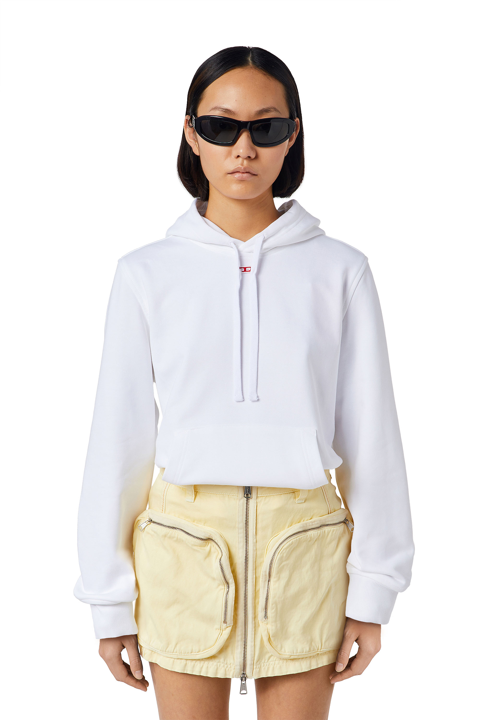 Diesel - S-GINN-HOOD-D, White - Image 1