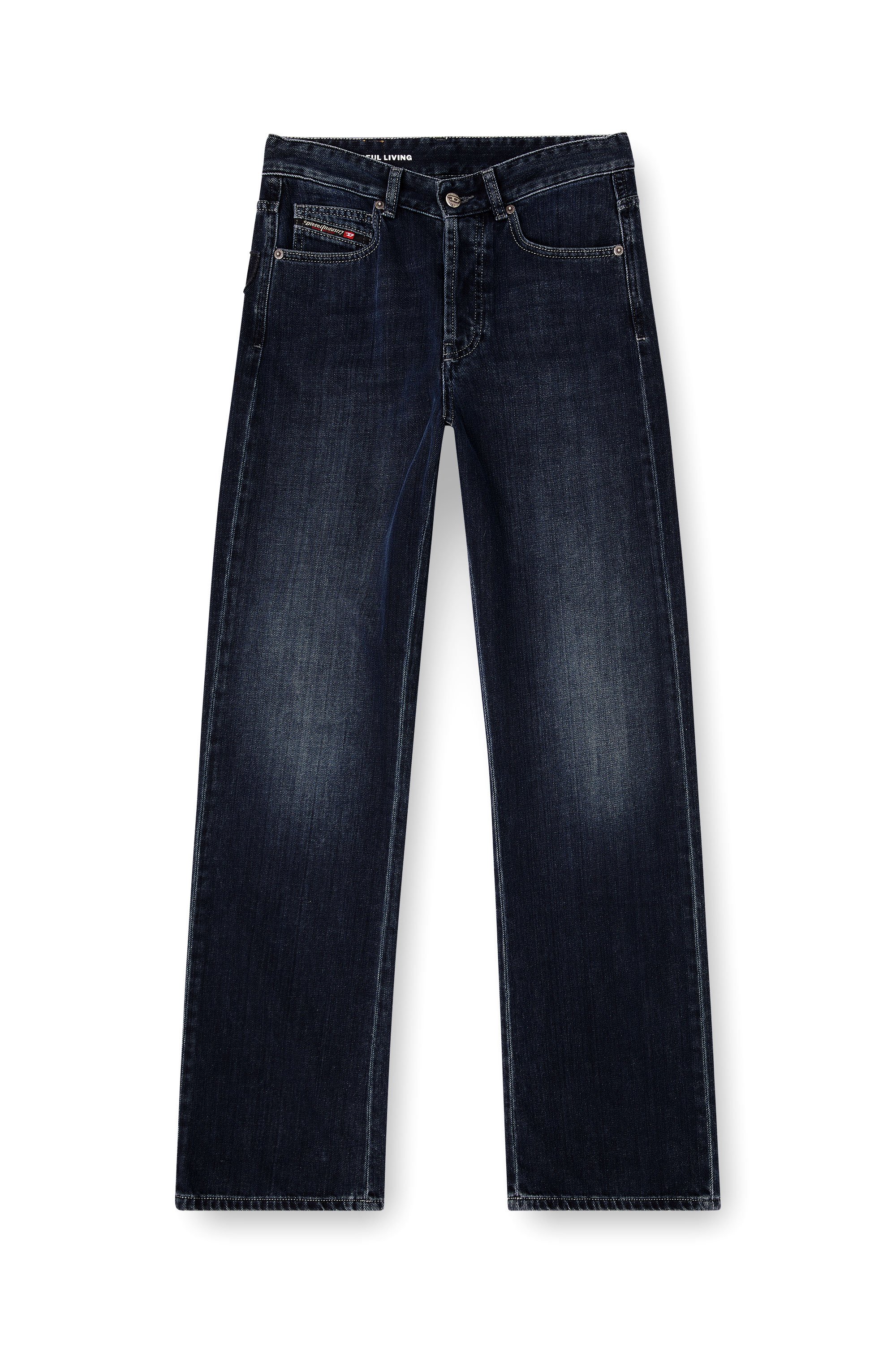 Diesel - Woman's Regular Jeans 1971 D-Sent 09Q19, Dark Blue - 3