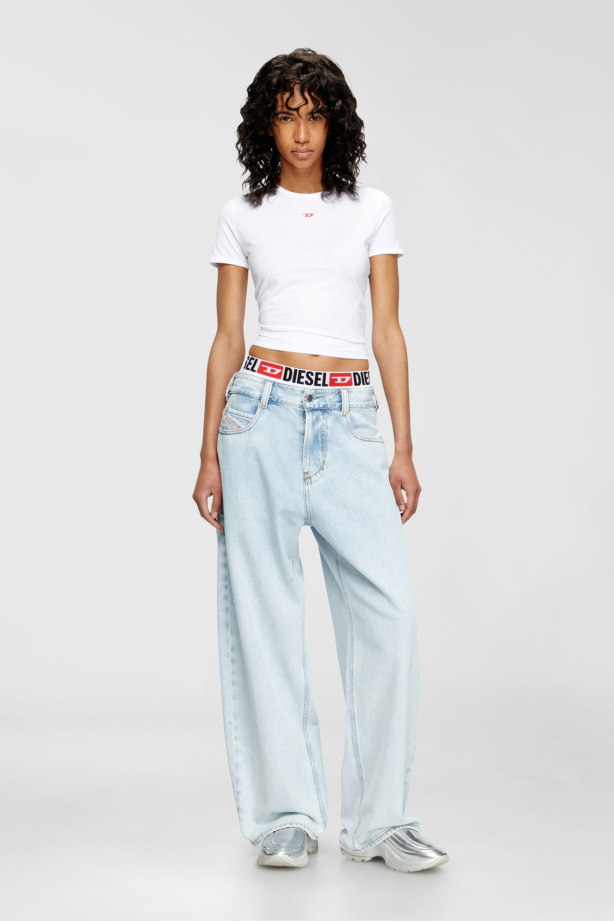 Diesel - Unisex's Relaxed Jeans 1997 D-Enim-M 09M74, Light Blue - 5