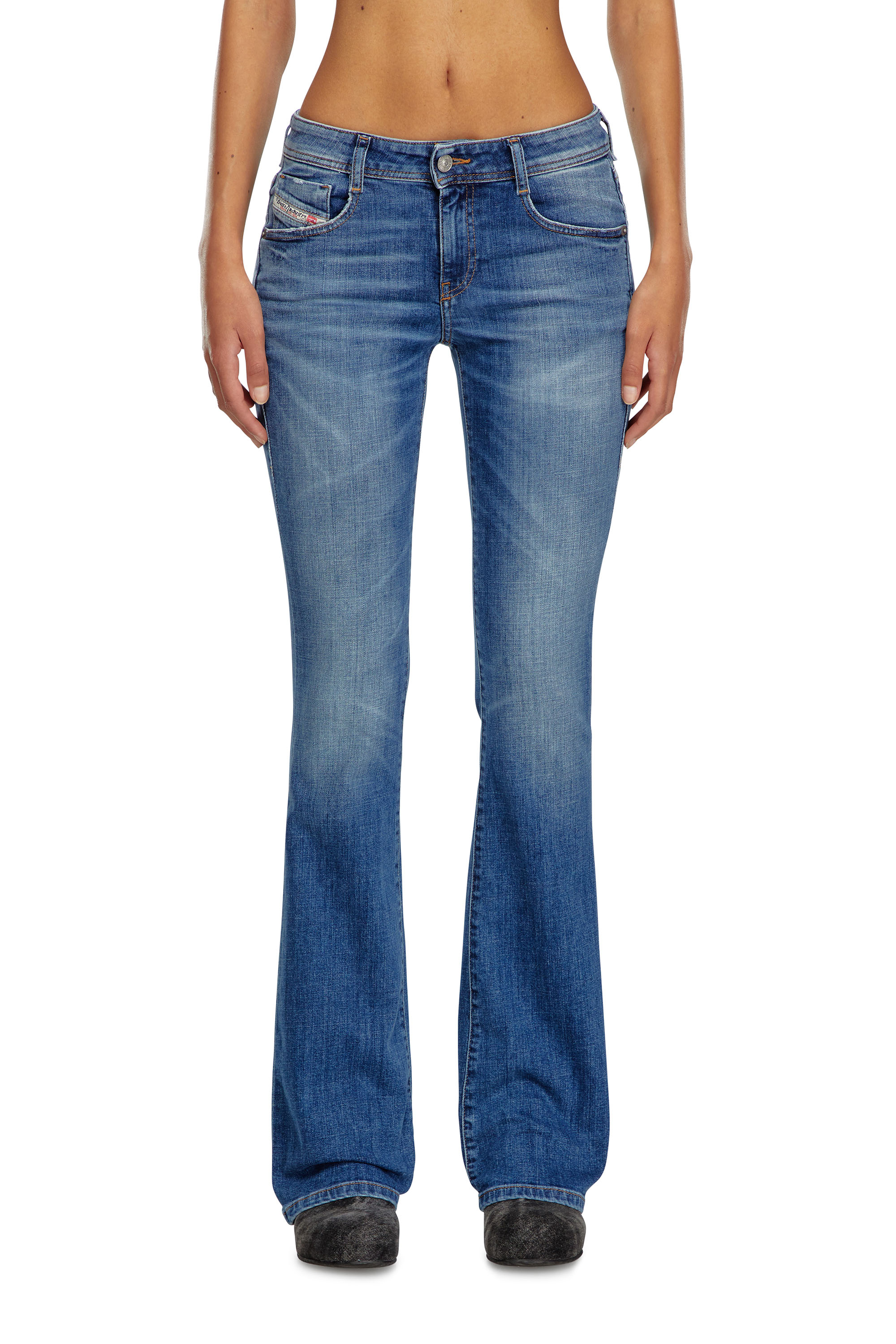 Bootcut Jeans 1969 D-Ebbey 09J33, Medium blue Diesel - Woman's Bootcut Jeans 1969 D-Ebbey 09J33, Medium blue - 3