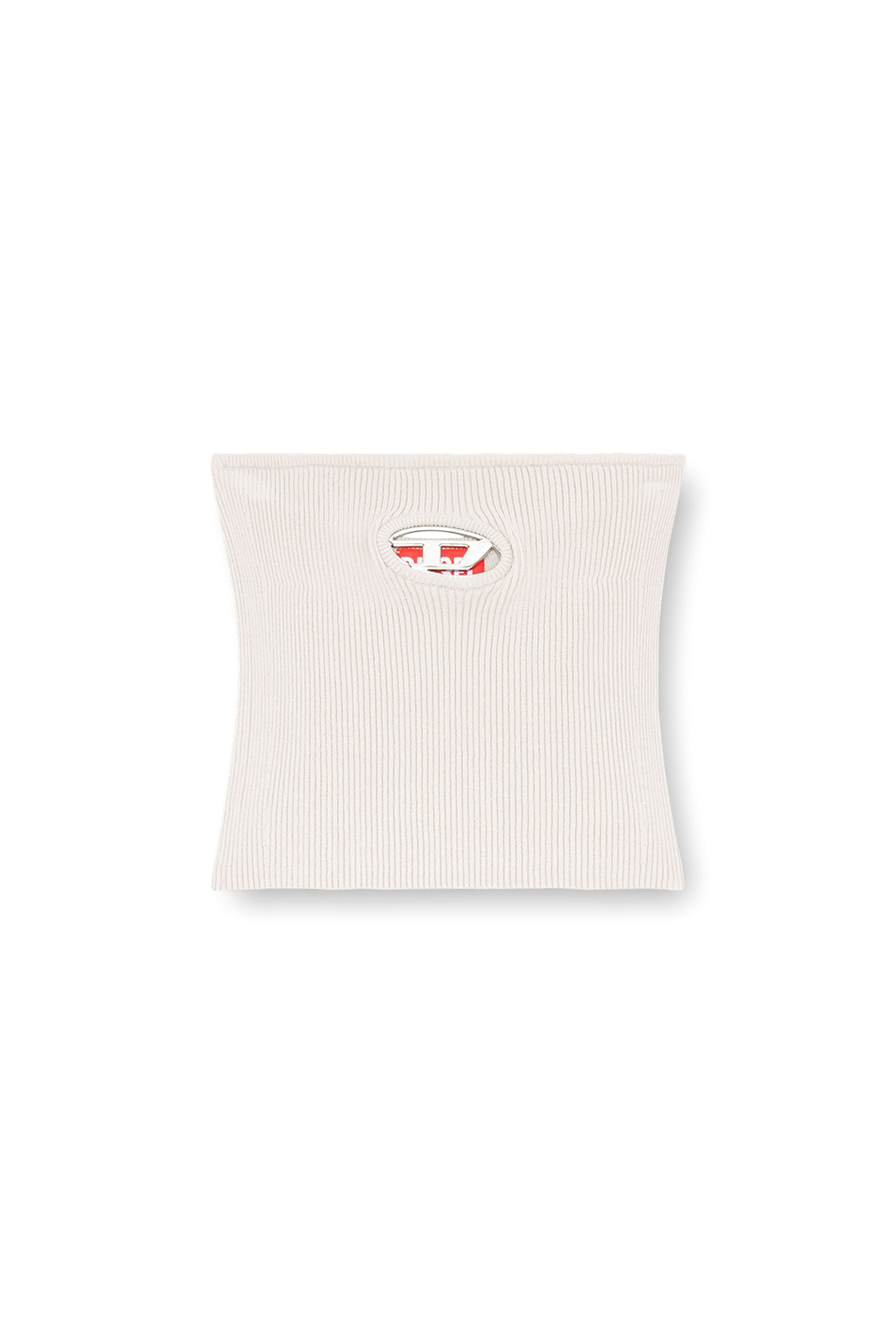 M-CLARKSVILLEX, Grey Diesel - M-CLARKSVILLEX, Woman's Tube top with logo plaque in Grey - 2