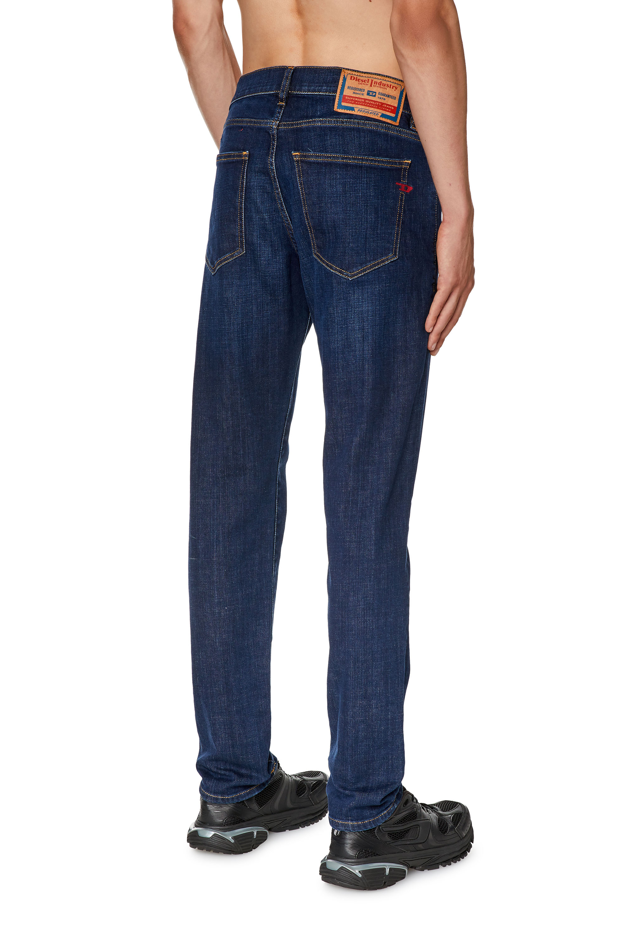 Diesel - Slim Jeans 2019 D-Strukt 09F89, Dark Blue - Image 3