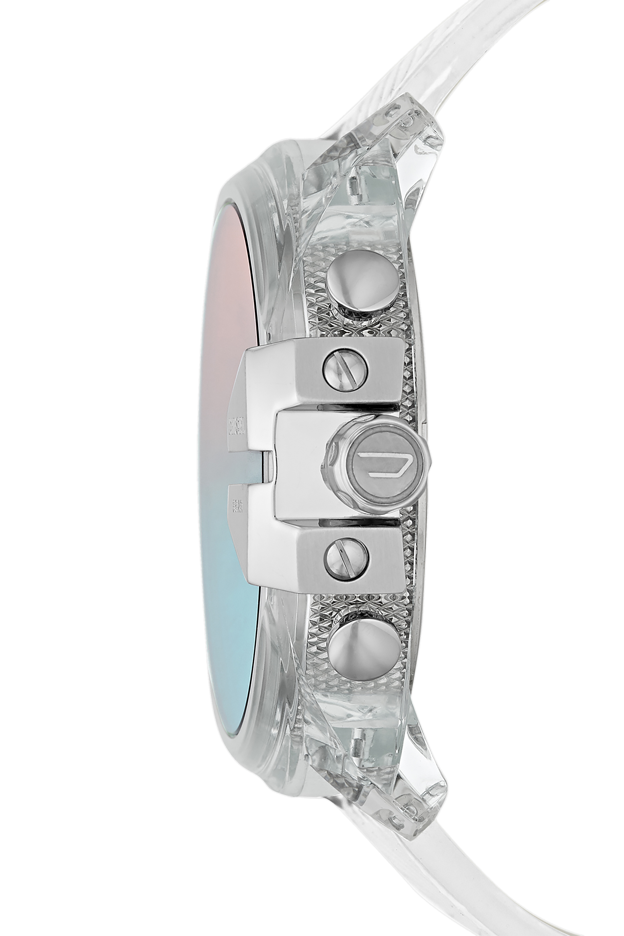 Diesel - DZ4515, Man's Mega Chief chronograph white watch in White - 3