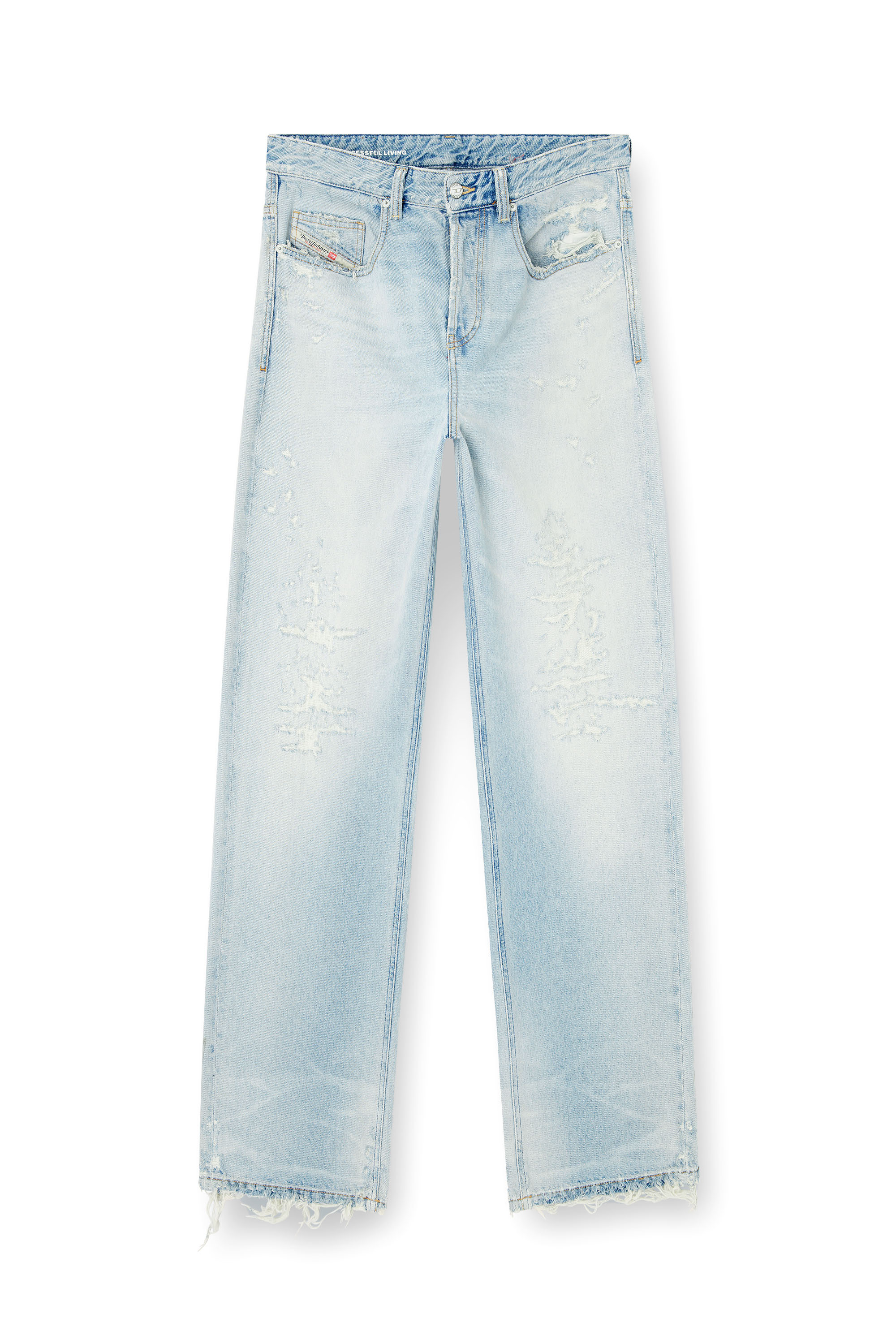 Diesel - Man's Relaxed Jeans 2001 D-Macro 09M53, Light Blue - 3