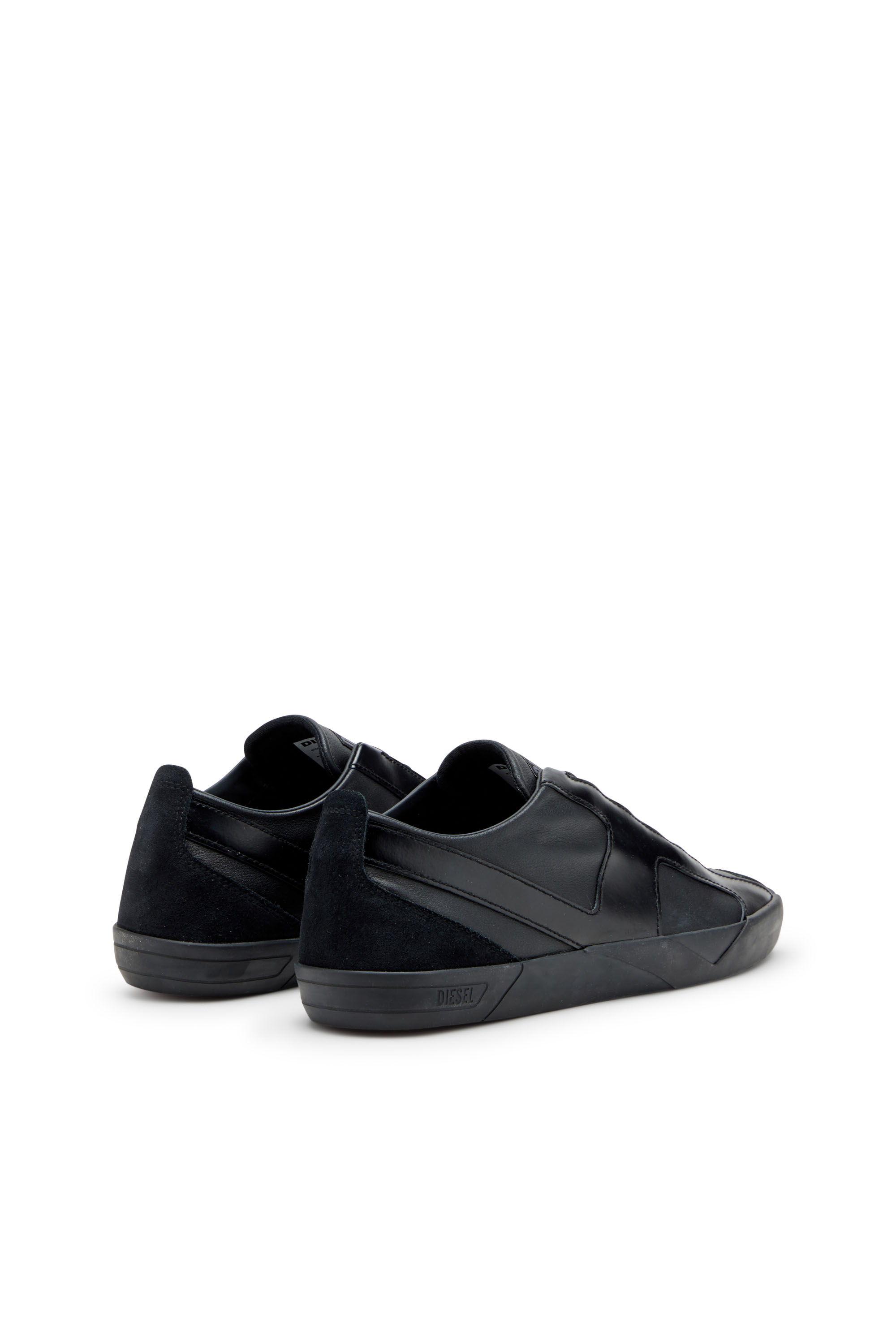 Diesel - S-SLANTE-D LOW, Man's Sneakers in suede and leather with D logo in null - 3
