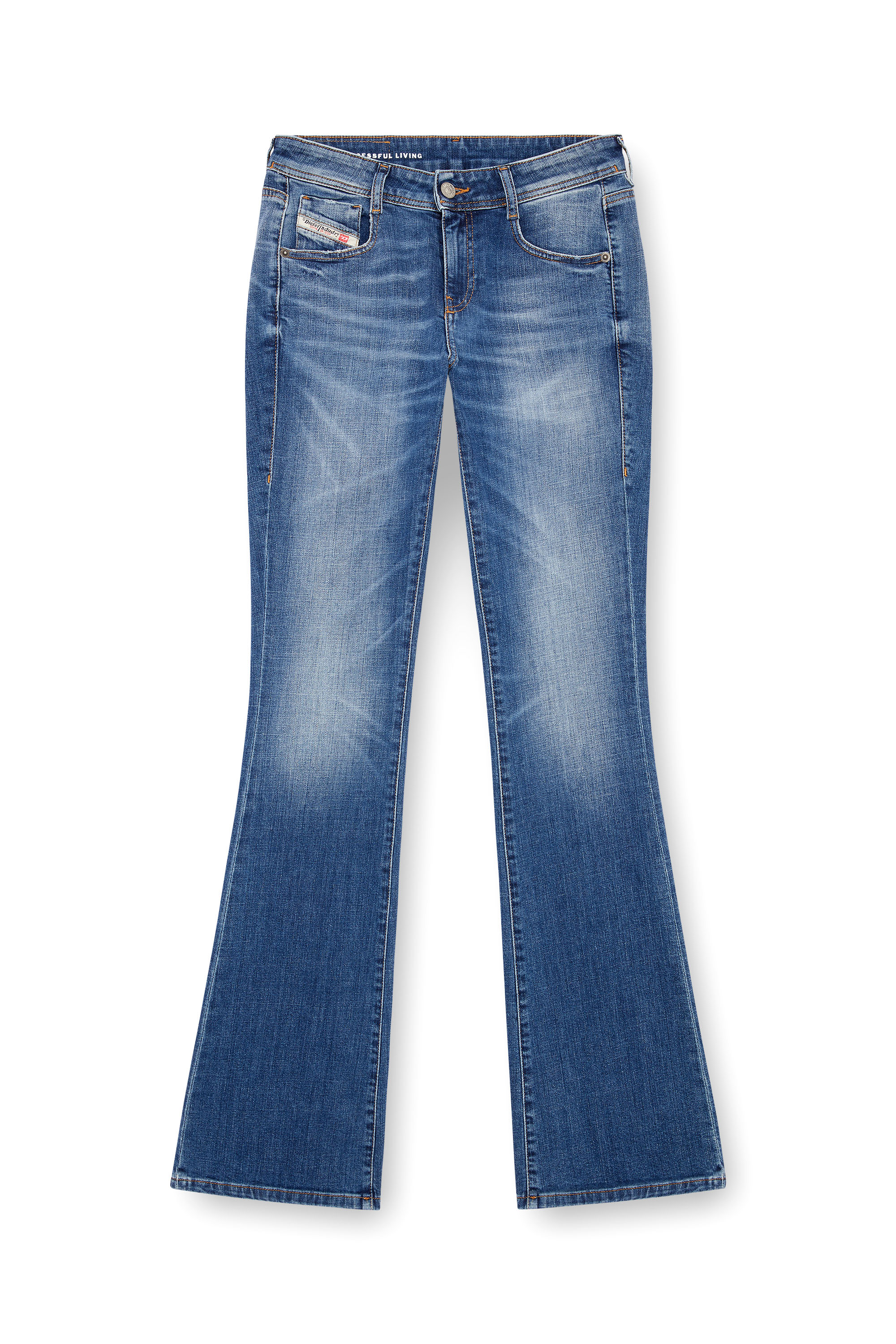 Bootcut Jeans 1969 D-Ebbey 09J33, Medium blue Diesel - Woman's Bootcut Jeans 1969 D-Ebbey 09J33, Medium blue - 2