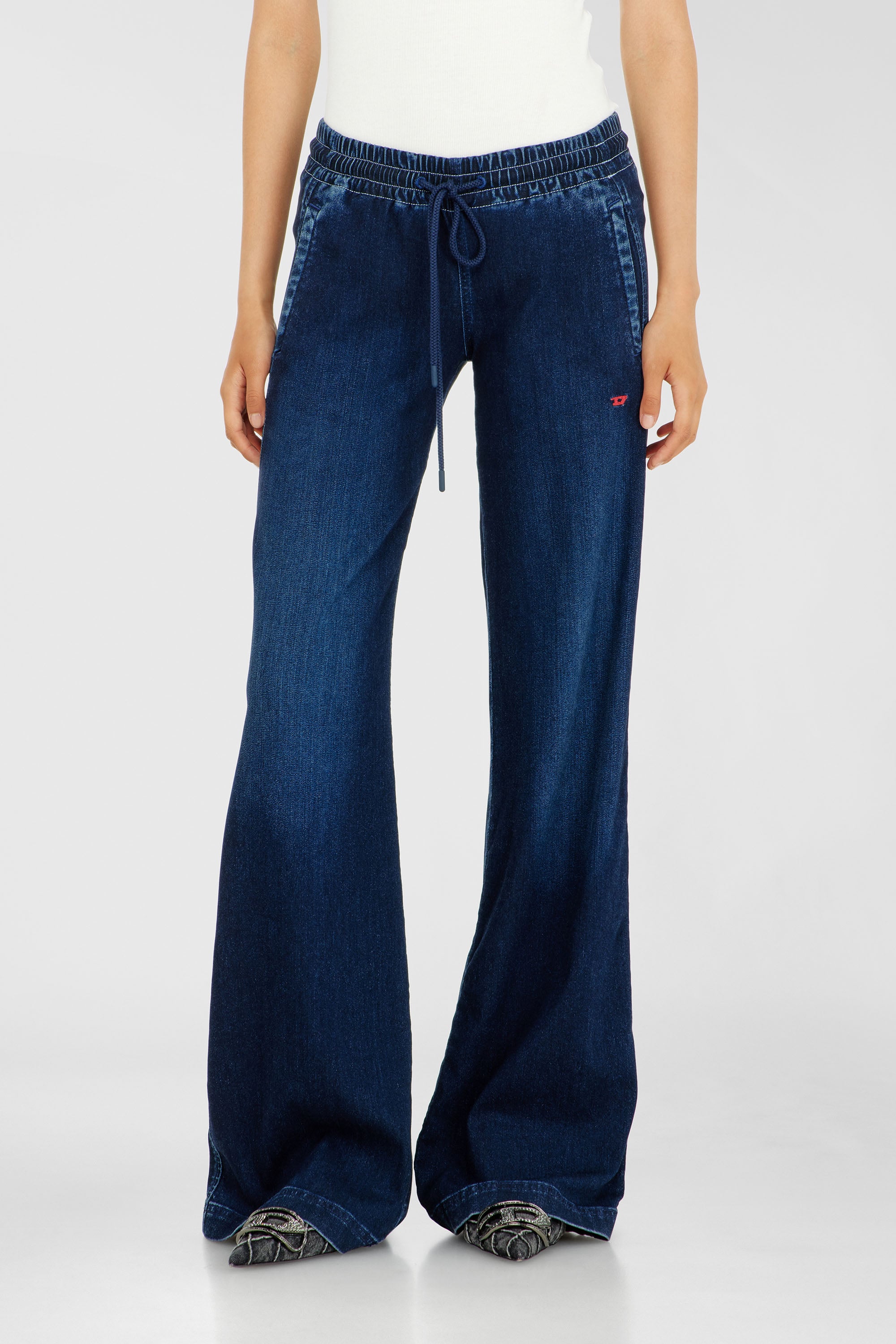 Diesel - Woman's Relaxed 2078 D-Ainty Joggjeans&reg; 09P96, Dark Blue - 1