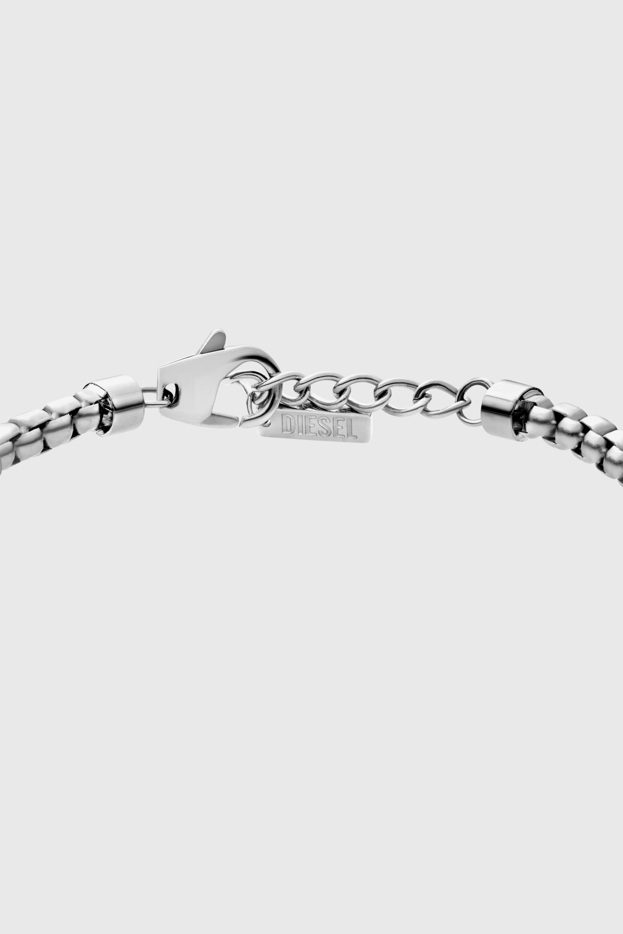 Diesel - DX1633040 JEWELLERY, Unisex's Stainless steel chain bracelet in Silver - 2