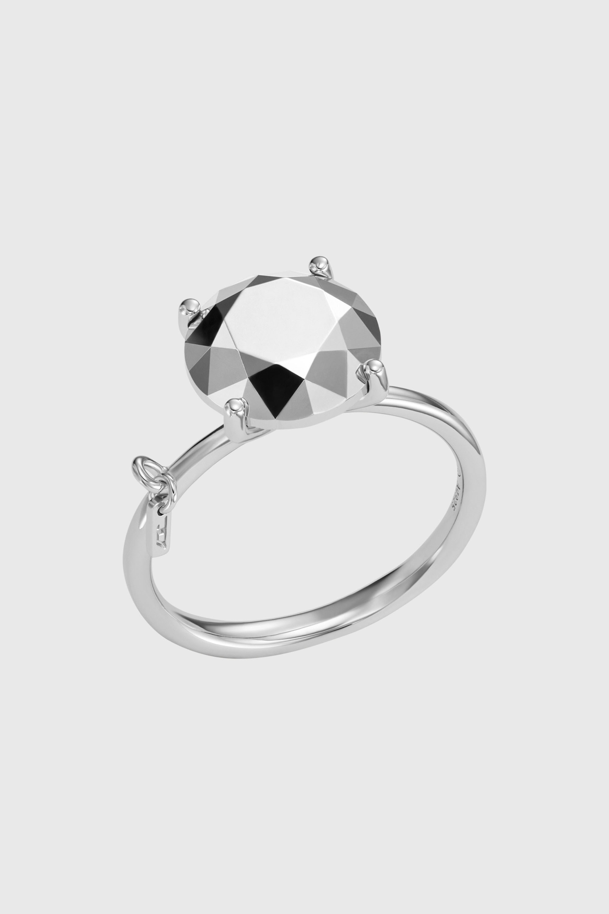Diesel - DL1353040 STERLING SILVER JEWEL, Unisex's Diamond Cut Sterling Silver Ring in Silver - 1